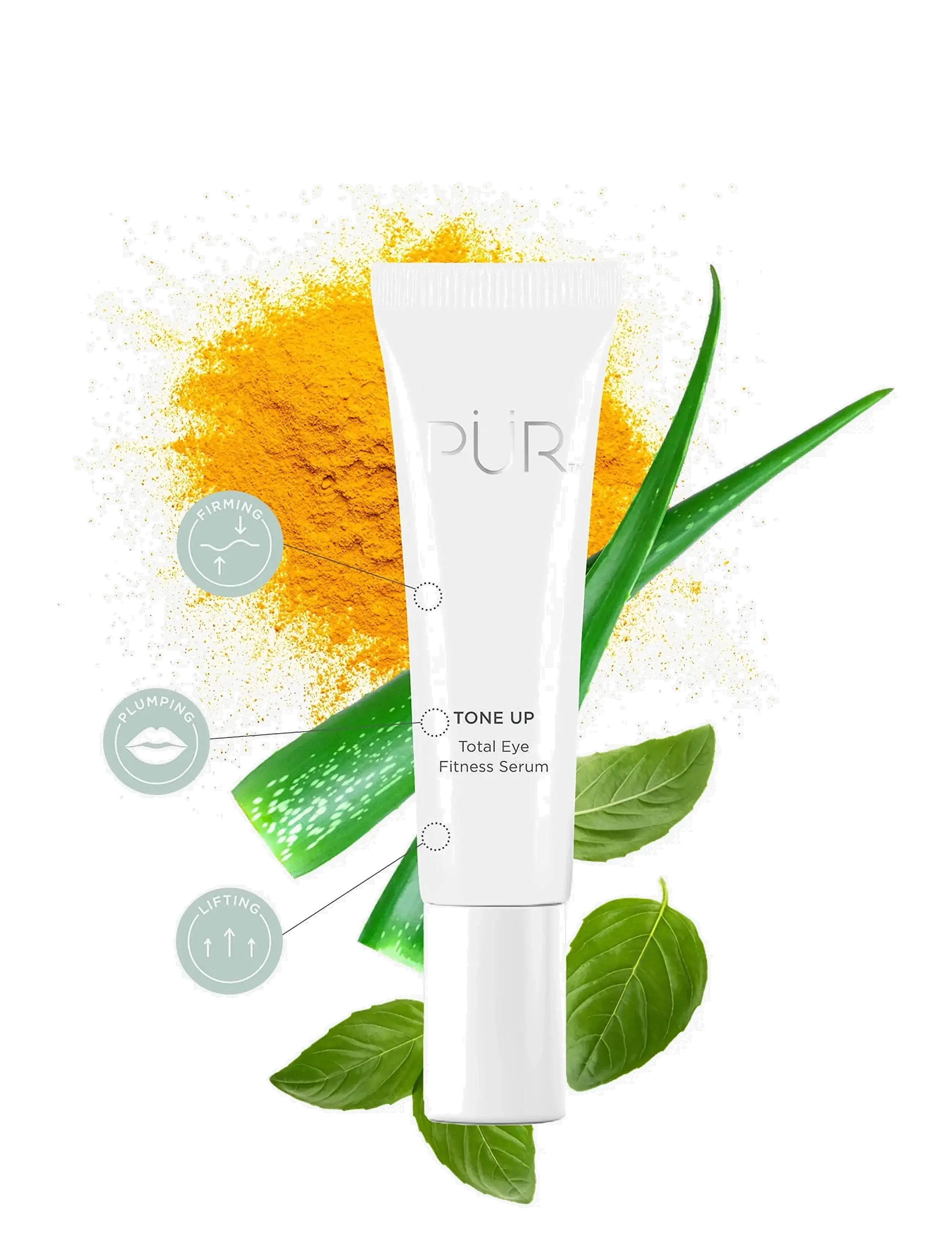 PÜR - Tone Up Niacinamide Firming Eye Serum - akių serumai - clear - 1