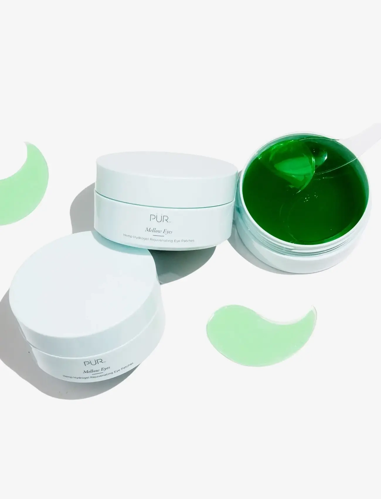 PÜR - Mellow Eyes Rejuvenating Eye Patches - Øyemasker - clear - 3