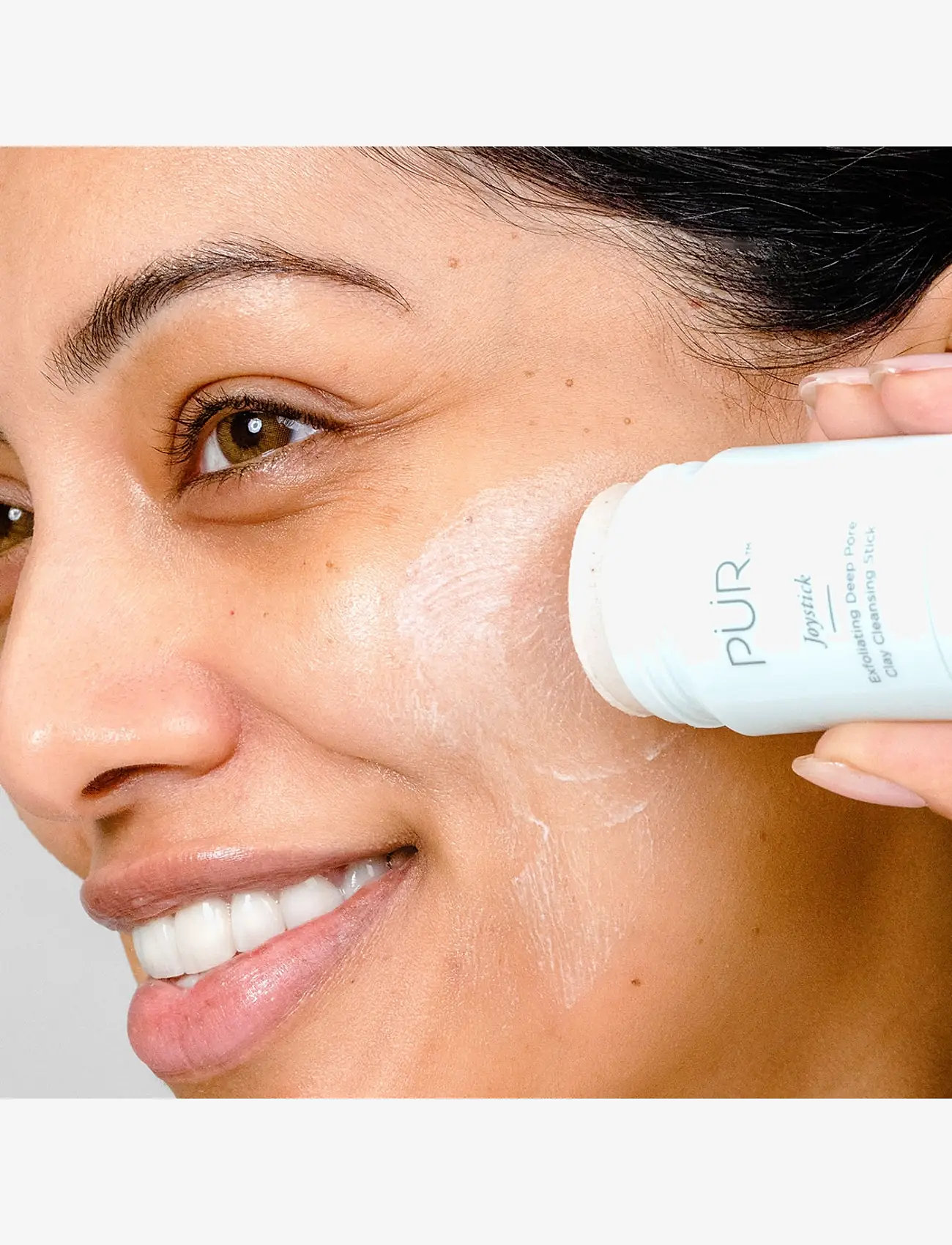 PÜR - Joystick Exfoliating Deep Pore Clay Cleansing Stick - peeling - andlit - clear - 3