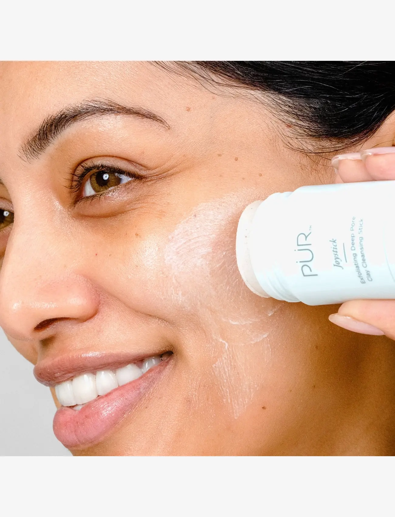 PÜR - Joystick Exfoliating Deep Pore Clay Cleansing Stick - peeling - ansikte  - clear - 3