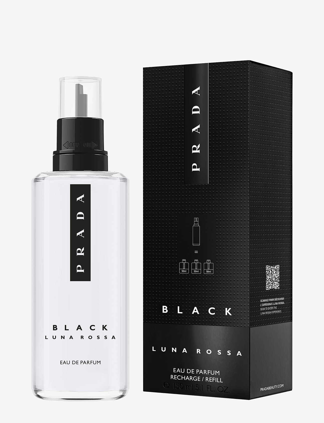 Prada - Prada Luna Rossa Black Refill 150ml - til ham  - clear - 1