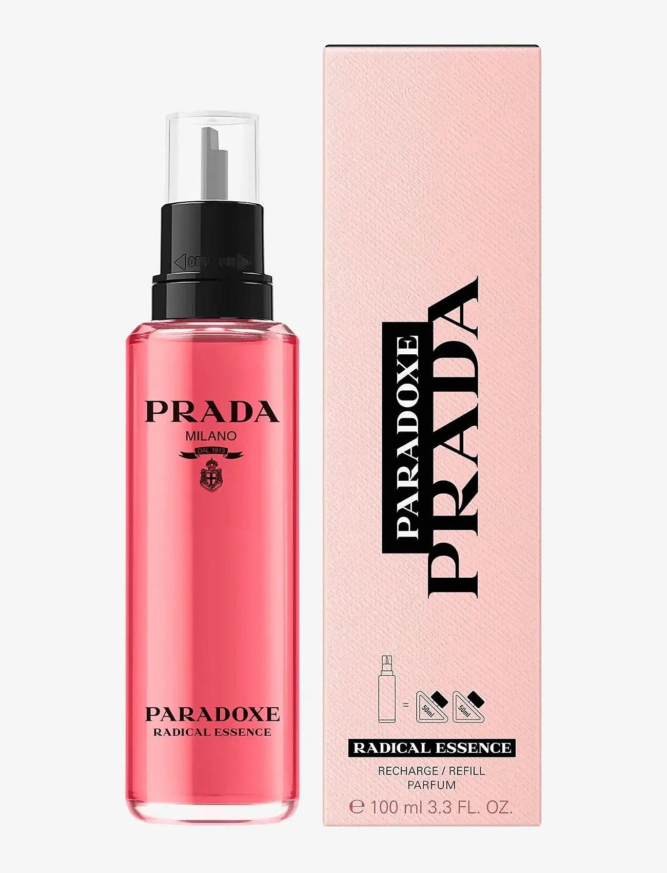 Prada - PRADA PARADOXE RADICAL ESSENCE PARFUM REFILL 100ML - parfym - clear - 1