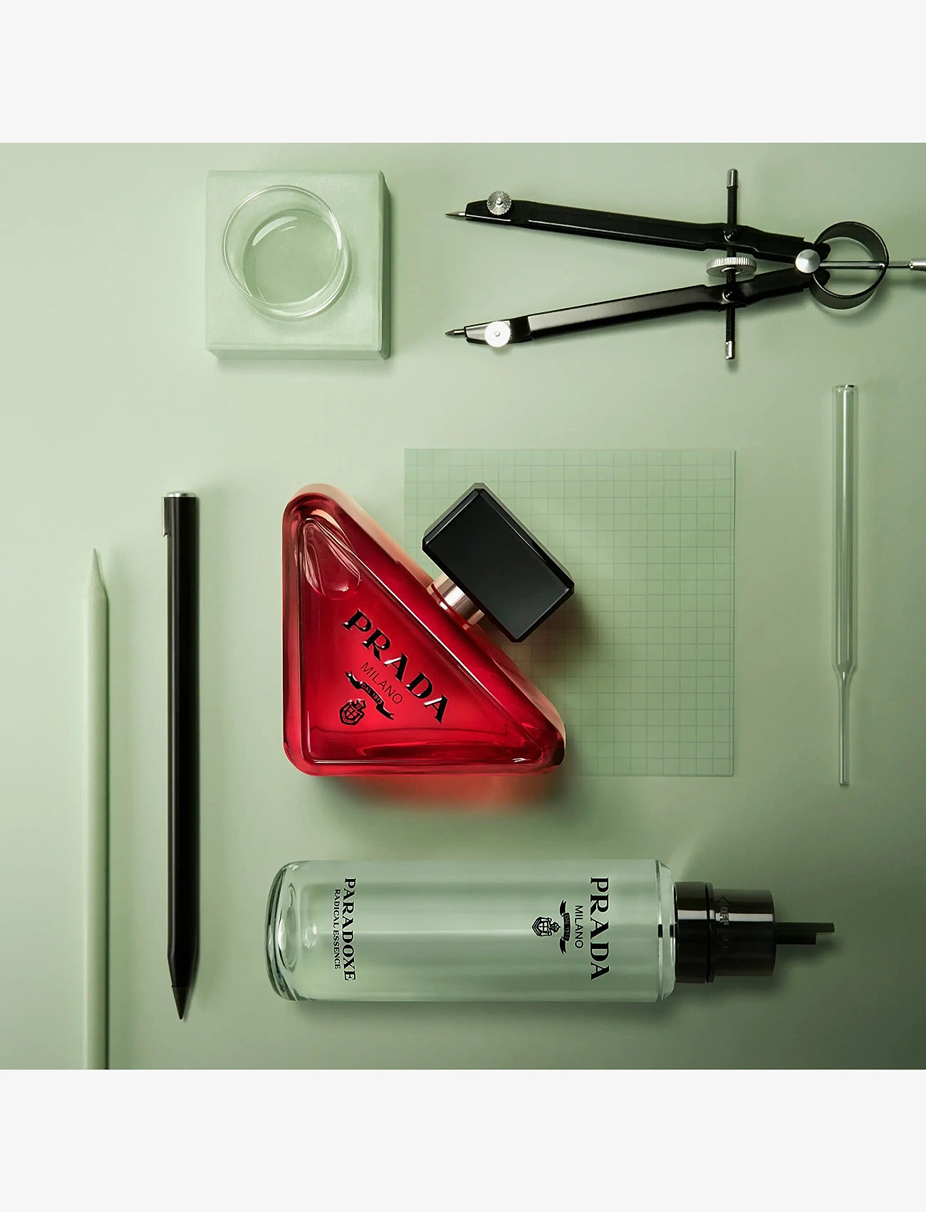 Prada - PRADA PARADOXE RADICAL ESSENCE PARFUM REFILL 100ML - parfym - clear - 4