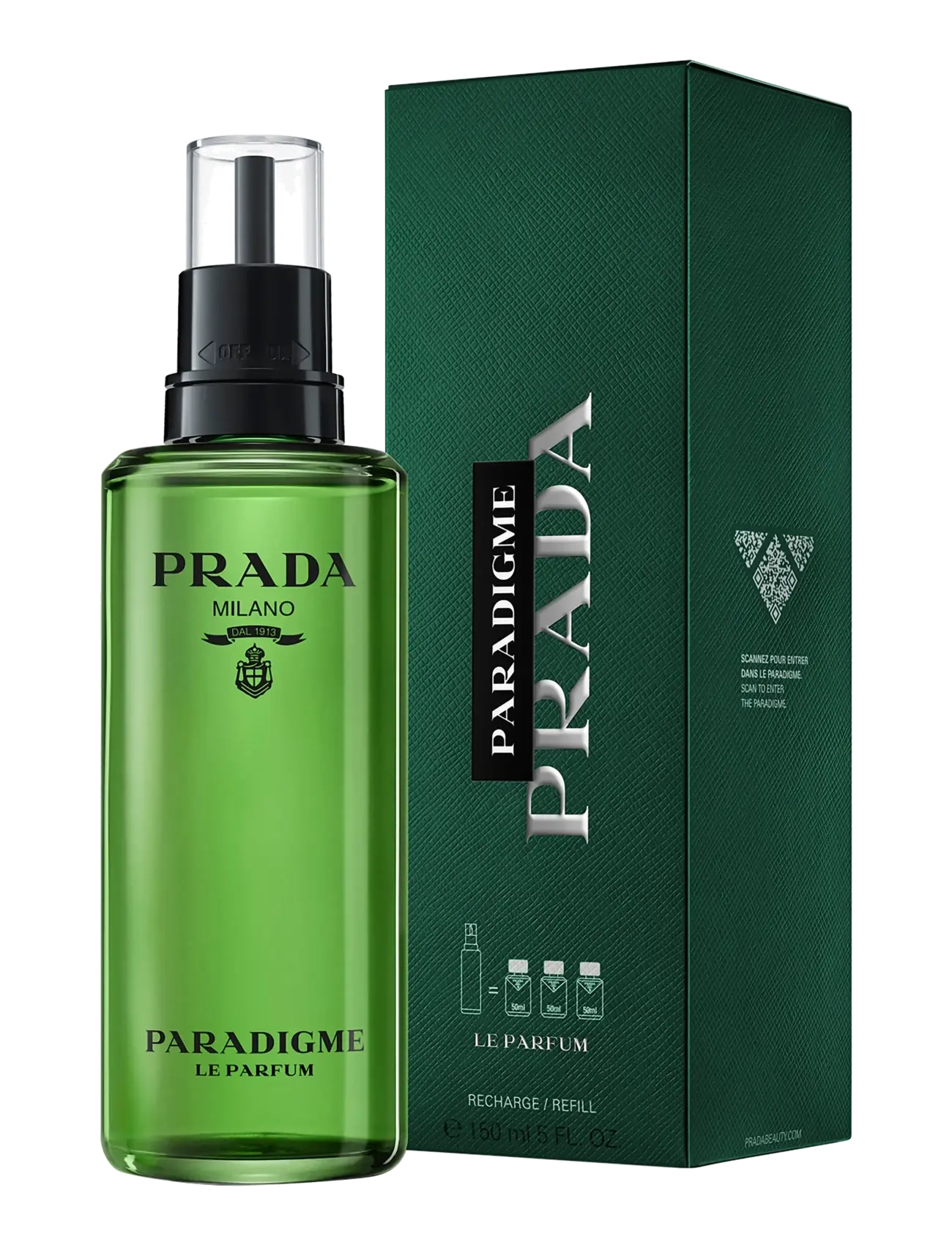 Prada - Prada Paradigme Le Parfum Refill 150ml - till honom  - clear - 1