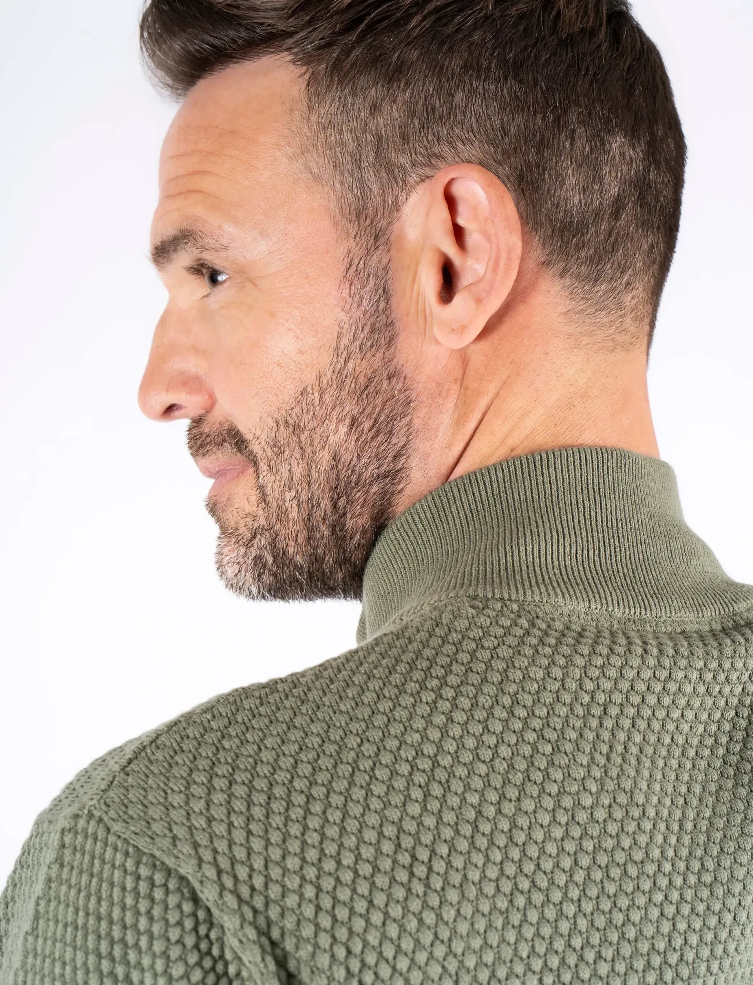 PRE END - PEnilson zip knit - efterårstøj - green leaf - 5