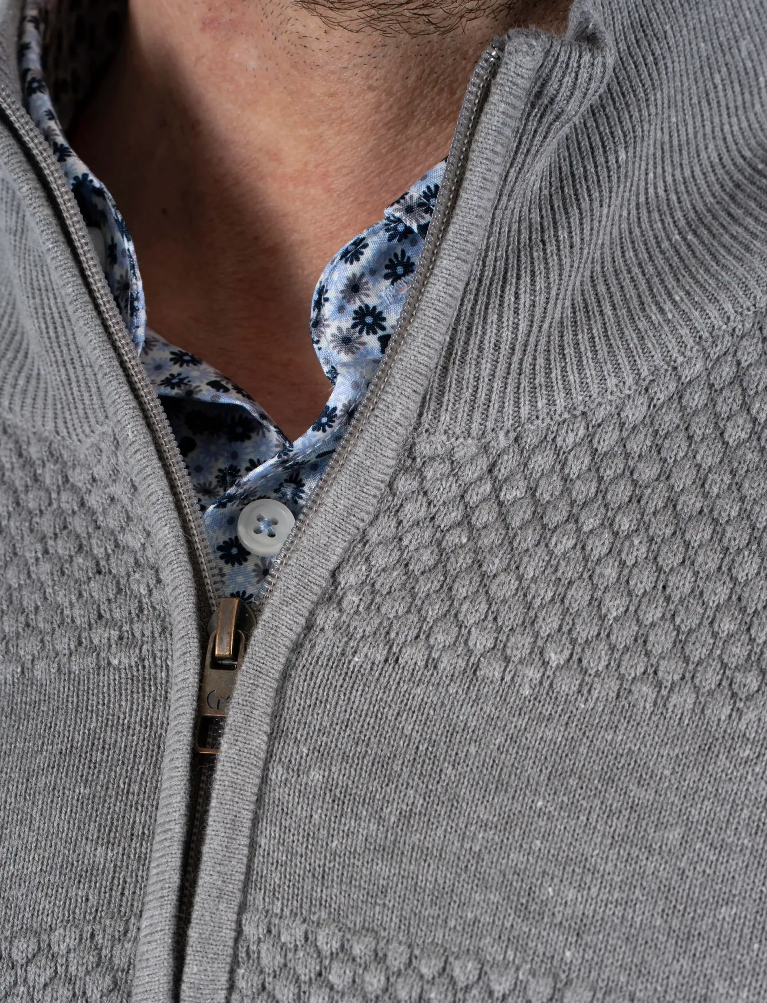 PRE END - PEnilson zip knit - sügisesed riided - grey mix - 4