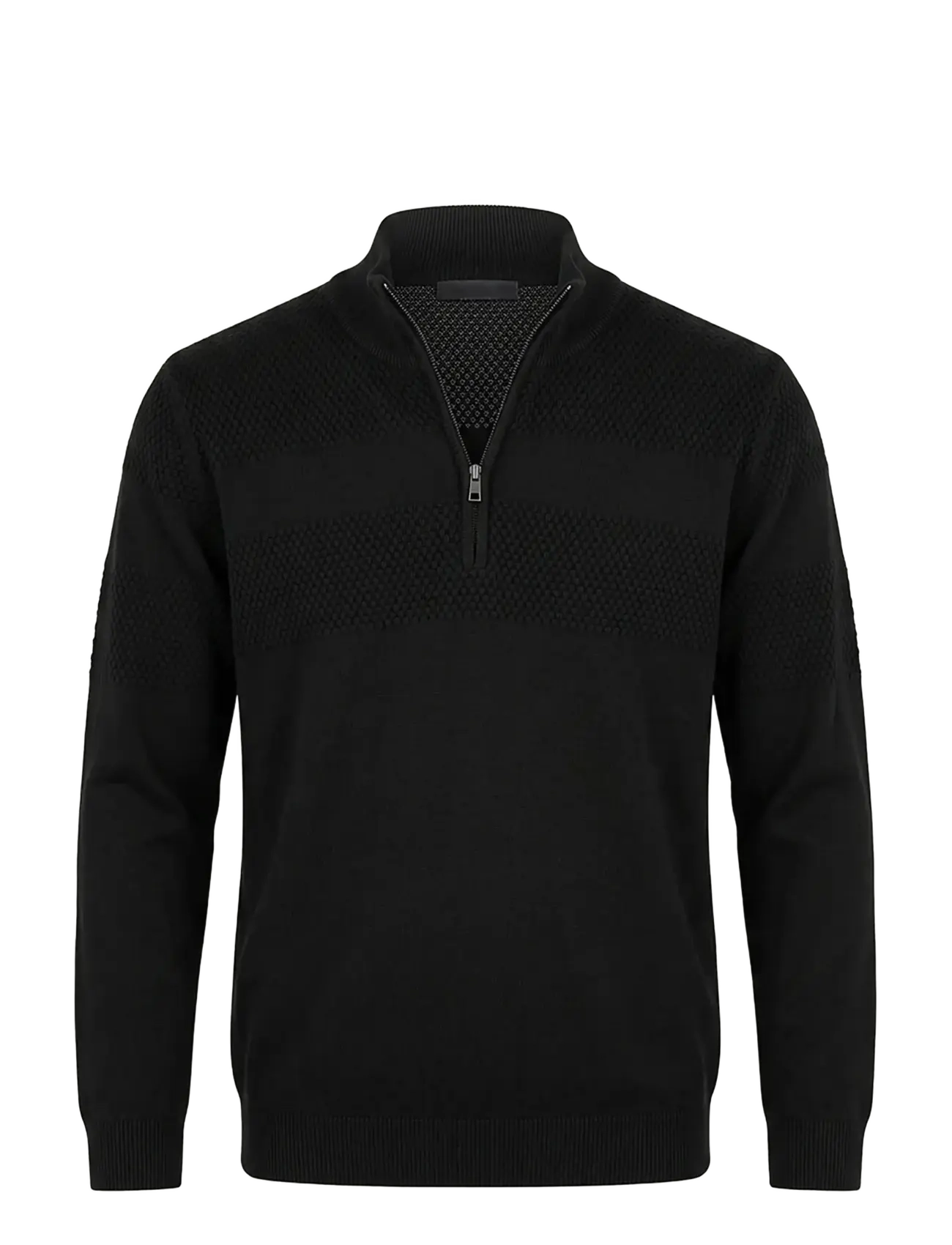 PRE END PEnilson zip knit - Kudumid - JET BLACK / black