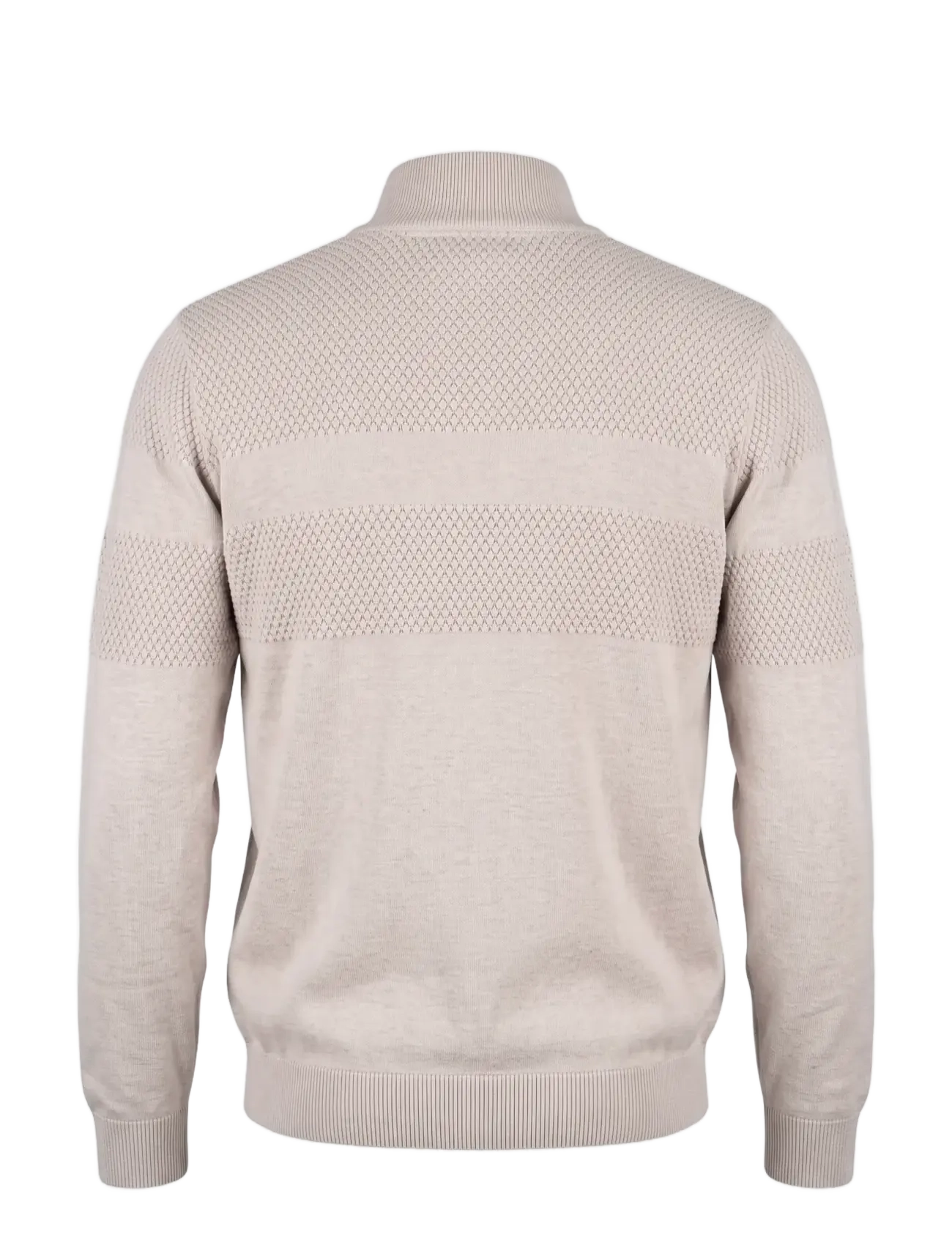 PRE END - PEnilson zip knit - efterårstøj - ultra light sand - 2