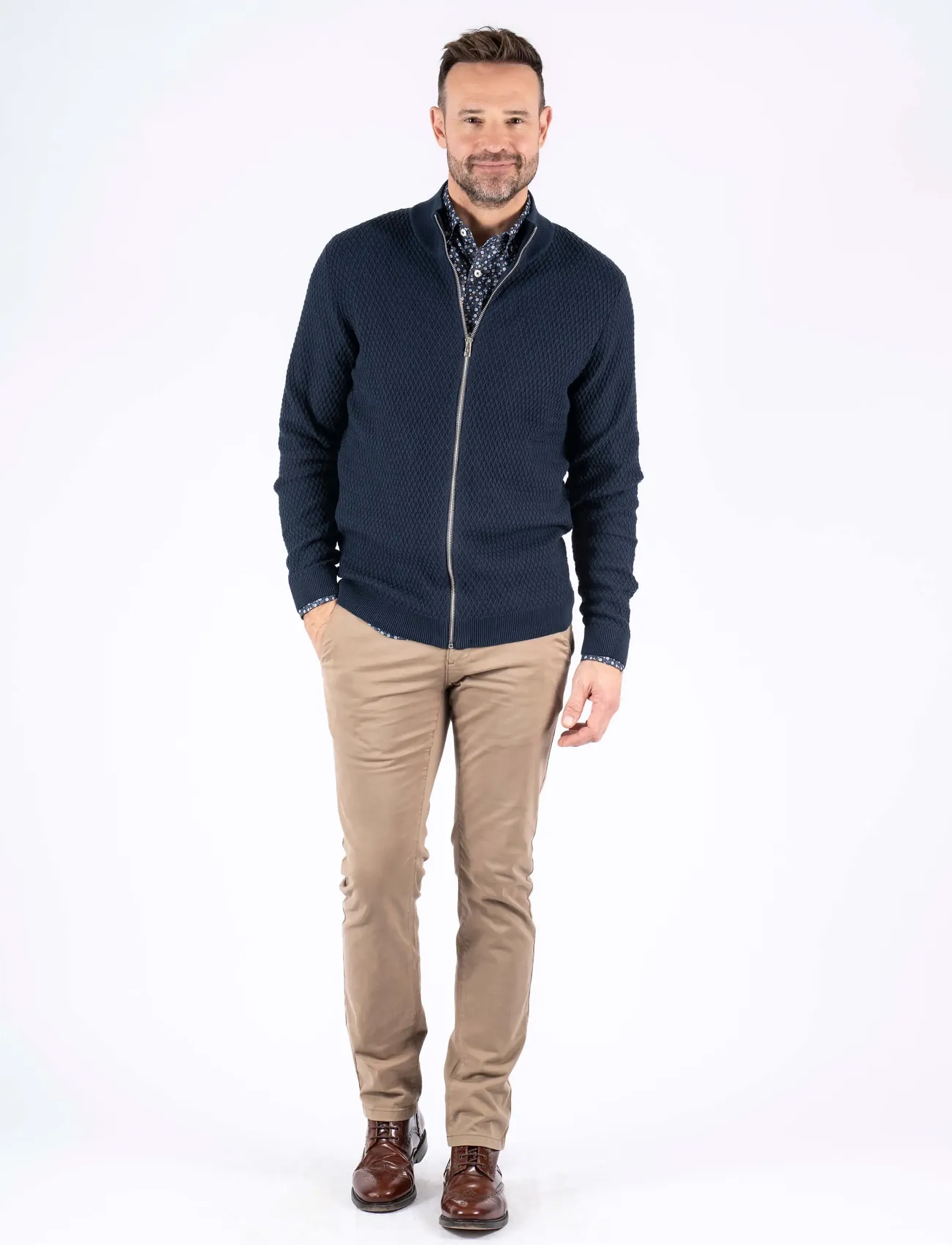 PRE END - PEludwig c knit - efterårstøj - dk. navy - 0