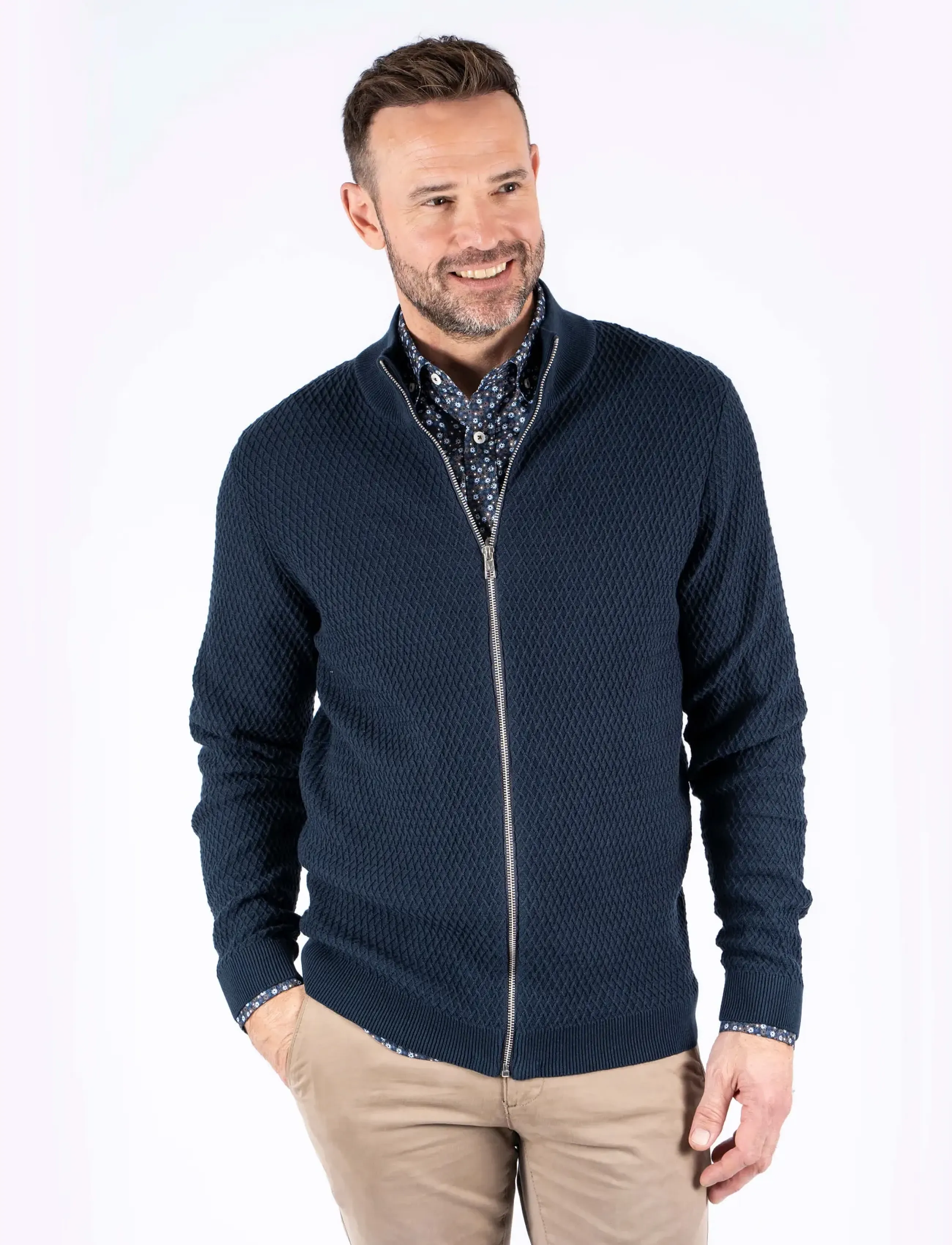 PRE END - PEludwig c knit - efterårstøj - dk. navy - 3