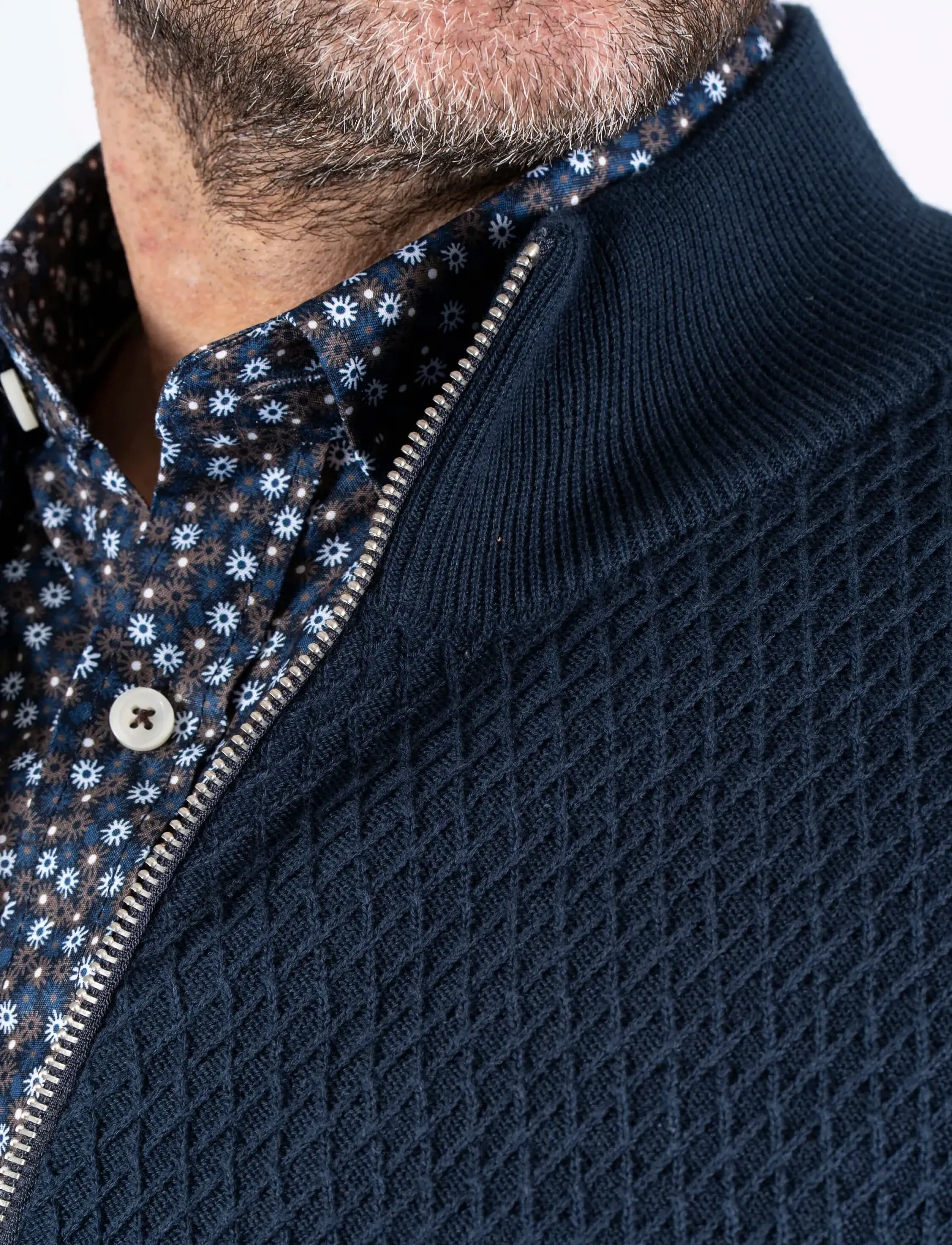 PRE END - PEludwig c knit - efterårstøj - dk. navy - 4