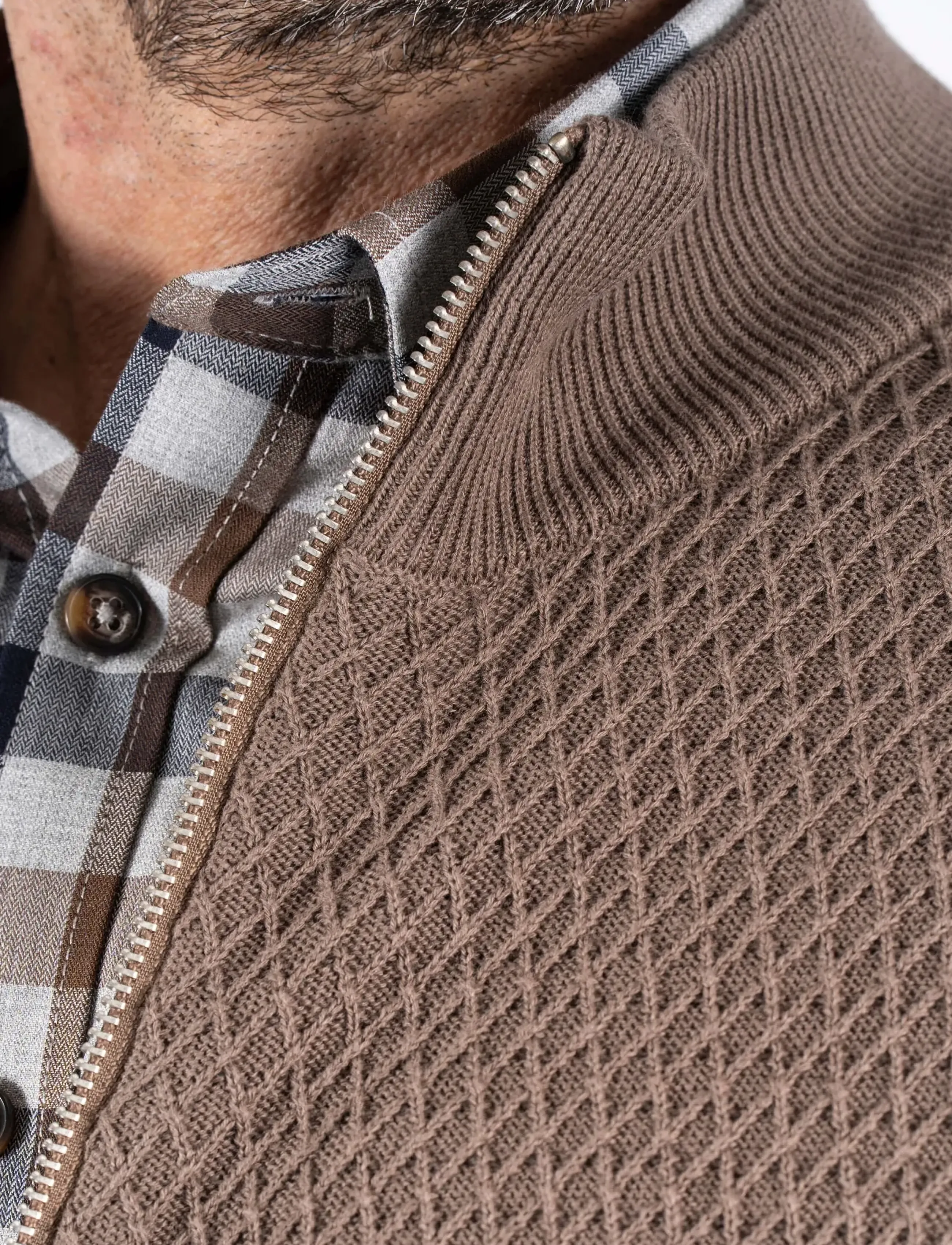 PRE END - PEludwig c knit - efterårstøj - mid brown - 4