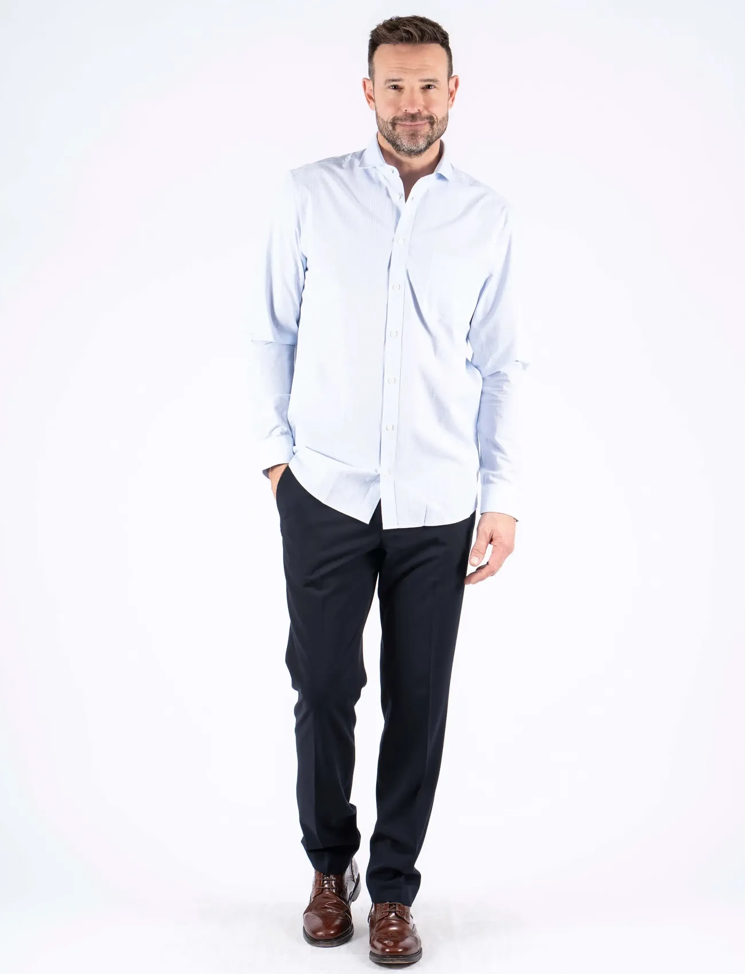 PRE END - PEegil LS shirt - mehed - classic blue - 0
