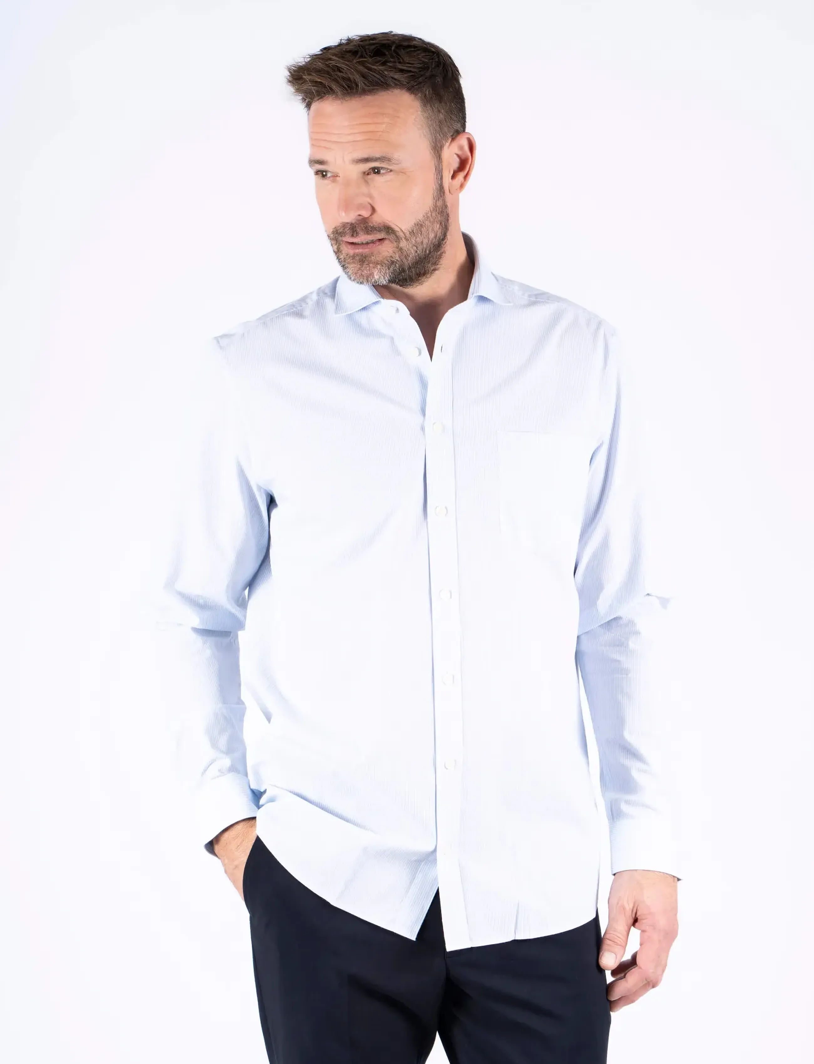 PRE END - PEegil LS shirt - mehed - classic blue - 3
