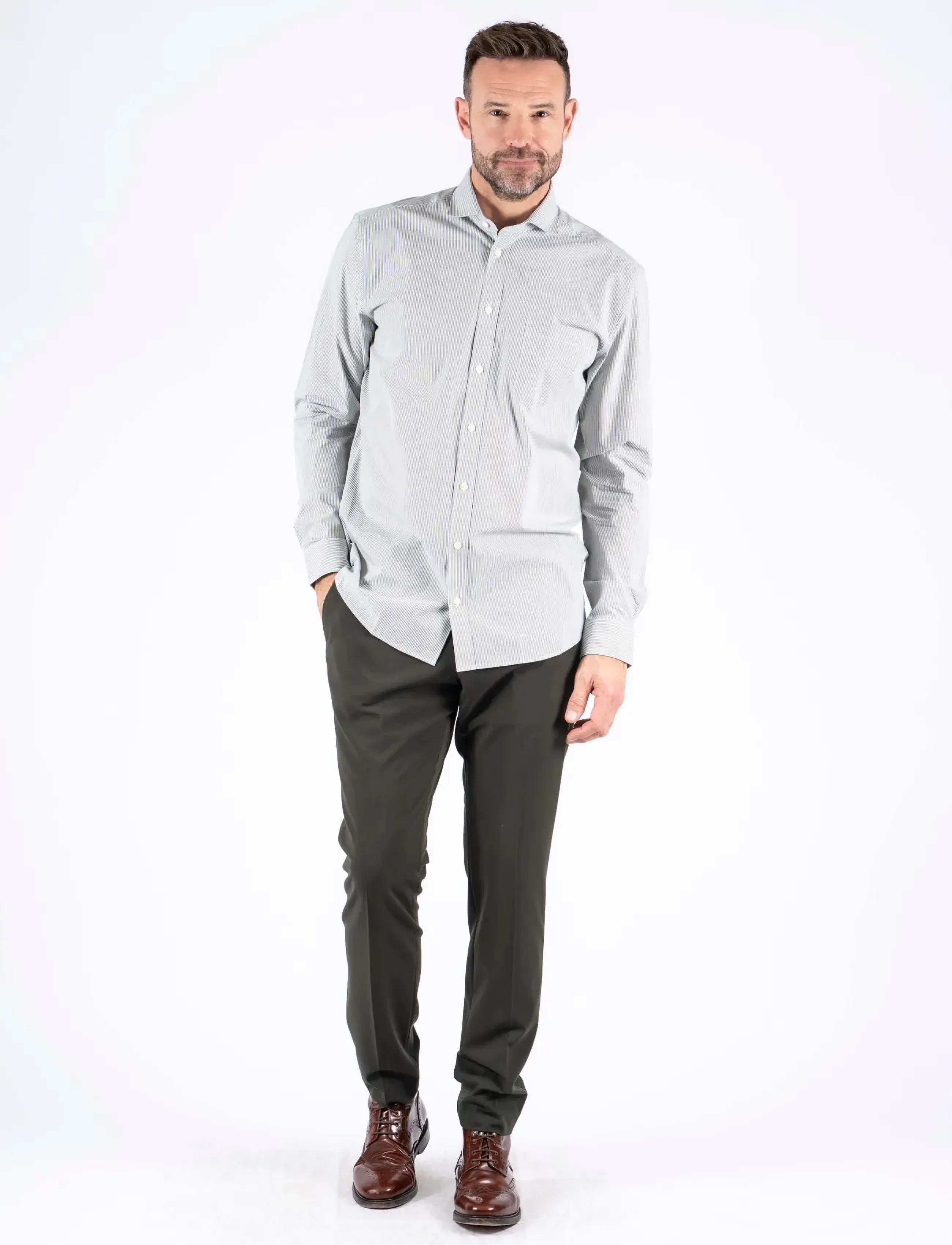 PRE END - PEegil LS shirt - mehed - green leaf - 0