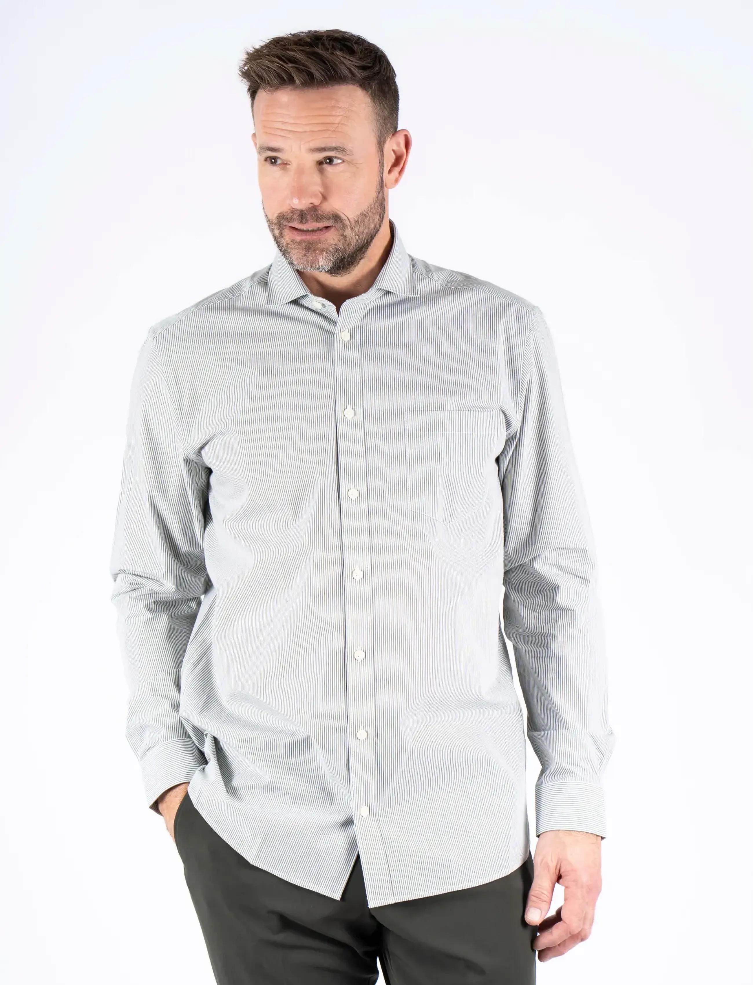 PRE END - PEegil LS shirt - mehed - green leaf - 3