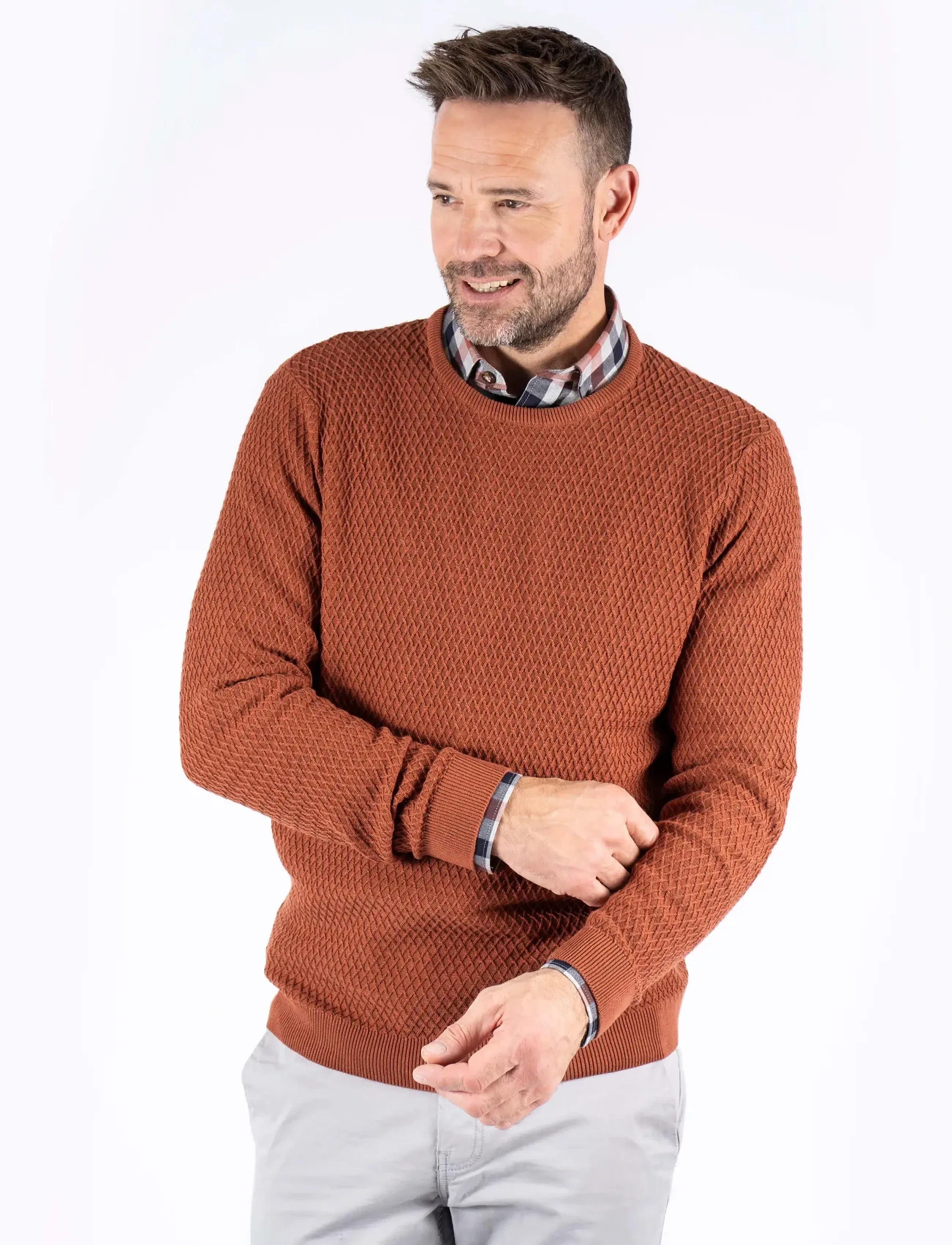 PRE END - PEludwig o knit - efterårstøj - copper brown - 3