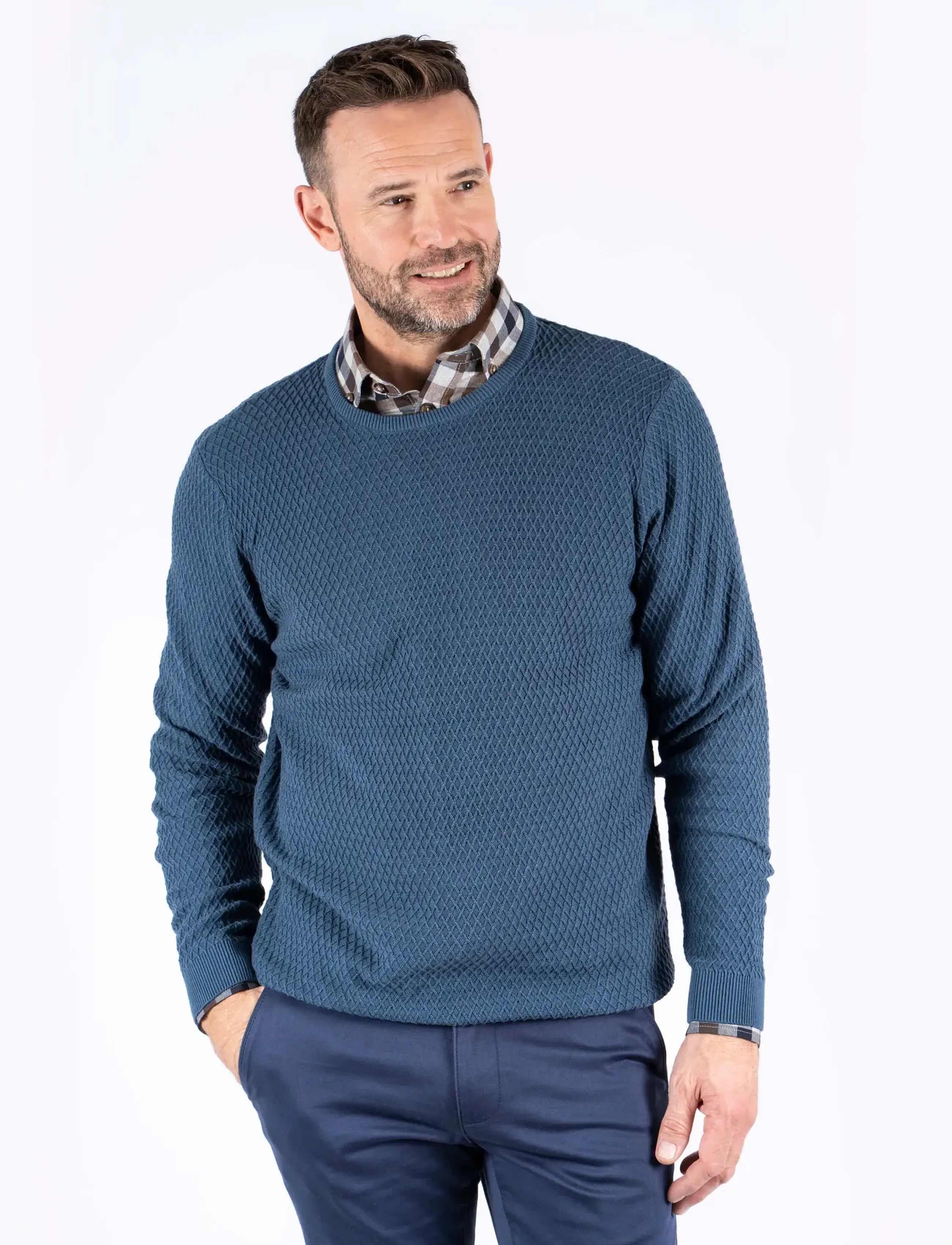 PRE END - PEludwig o knit - efterårstøj - dark denim - 3