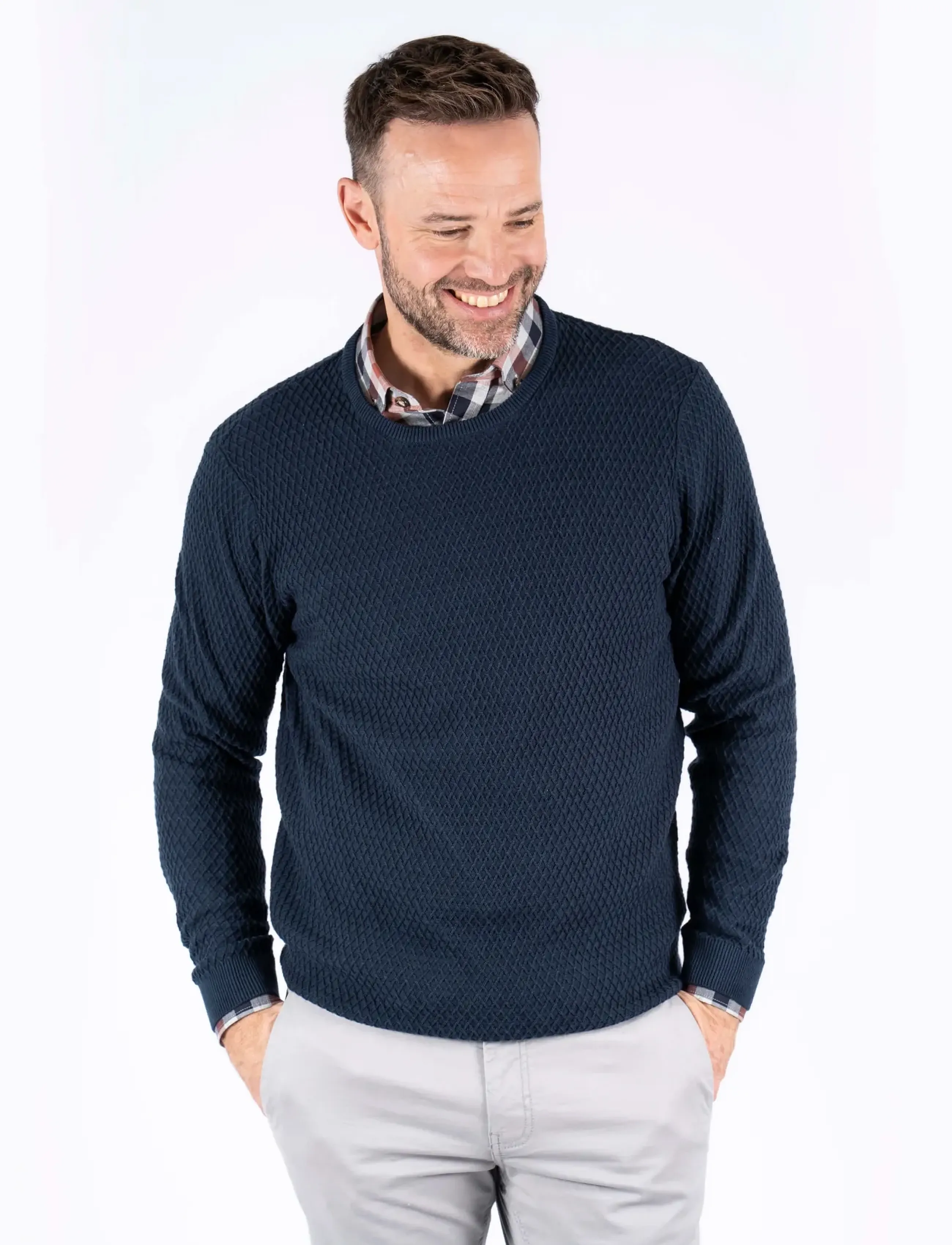 PRE END - PEludwig o knit - autumn clothing - dk. navy - 3