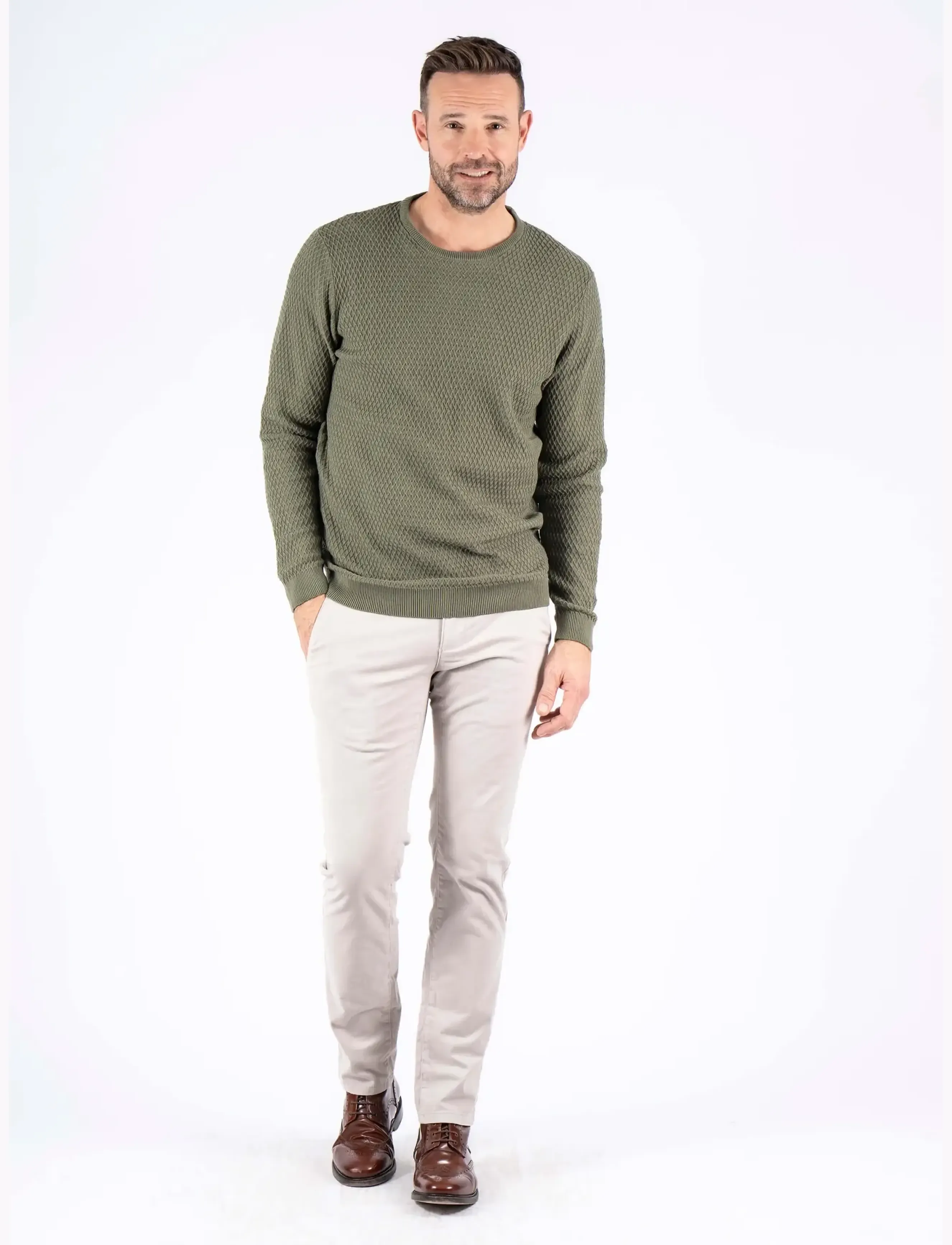 PRE END - PEludwig o knit - efterårstøj - grean leaf - 0