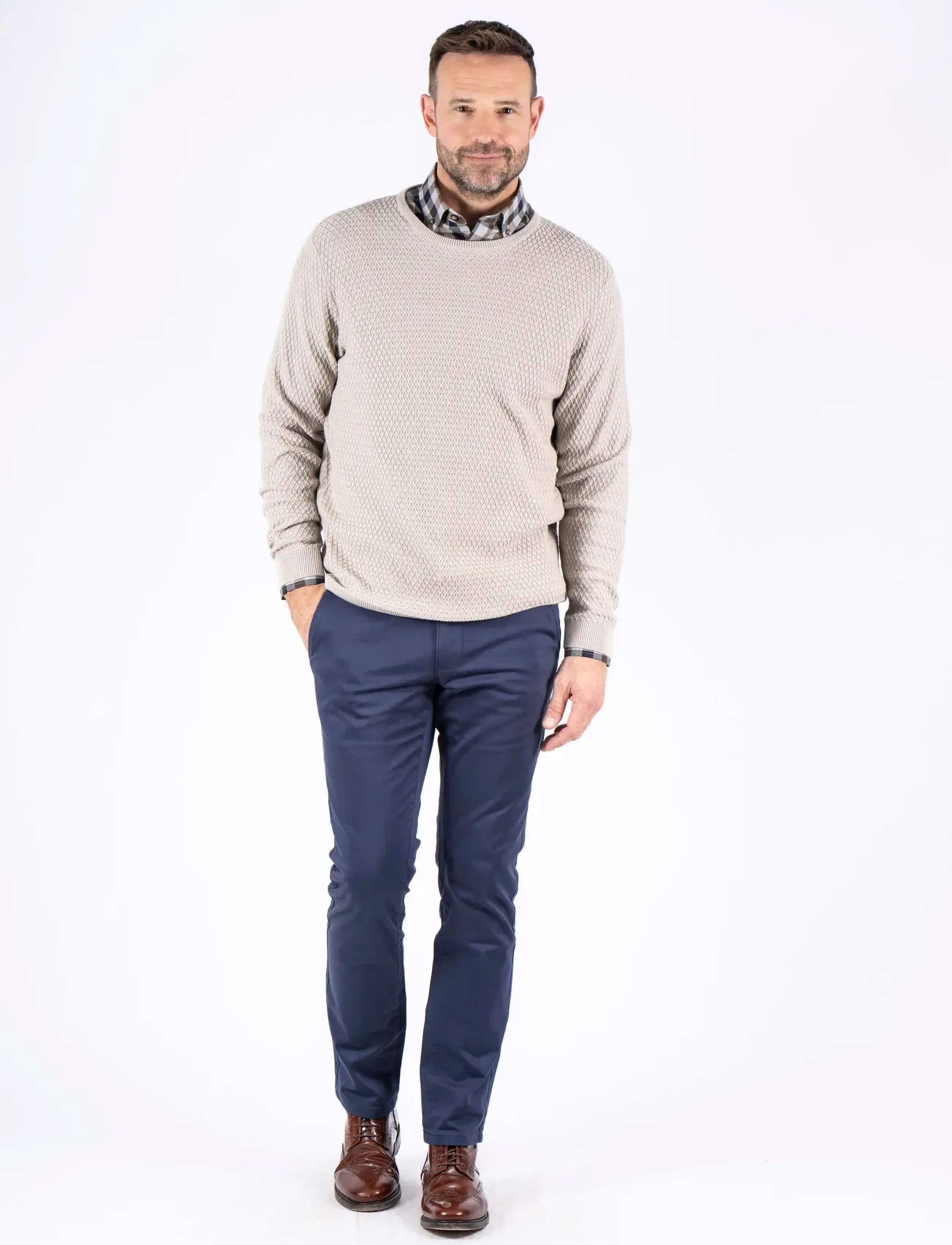 PRE END - PEludwig o knit - efterårstøj - ultra light sand - 0