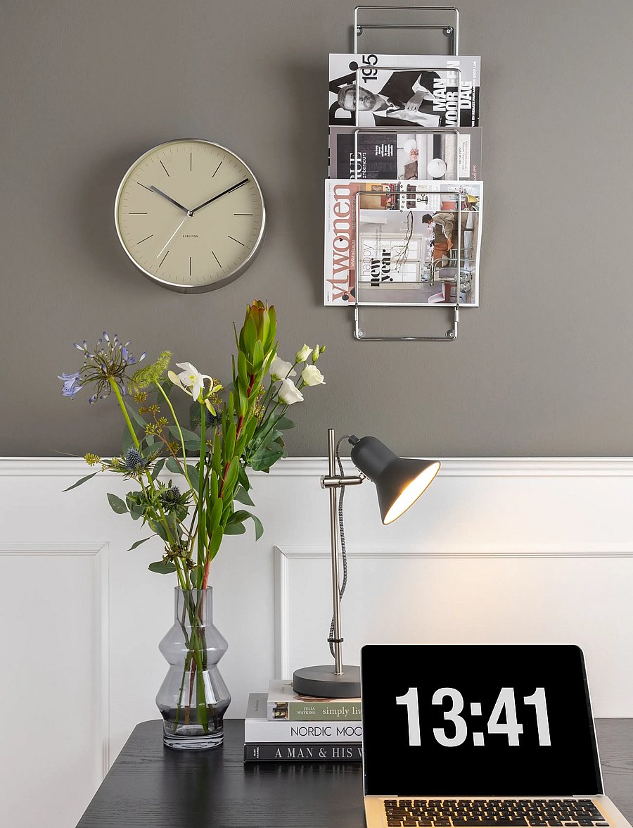 present time - Magazine Rack Wire - zeitschriftenhalter - black - 0