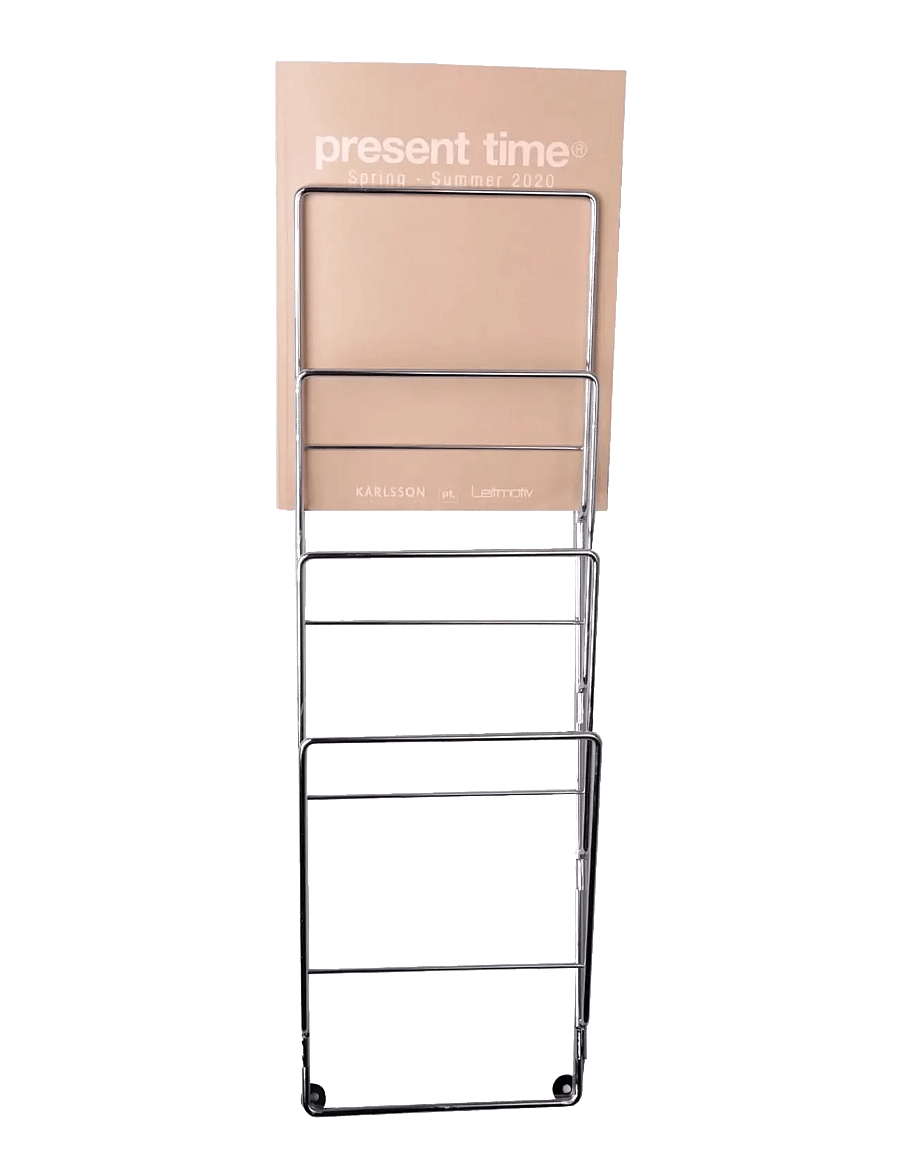 present time - Magazine Rack Wire - zeitschriftenhalter - black - 4