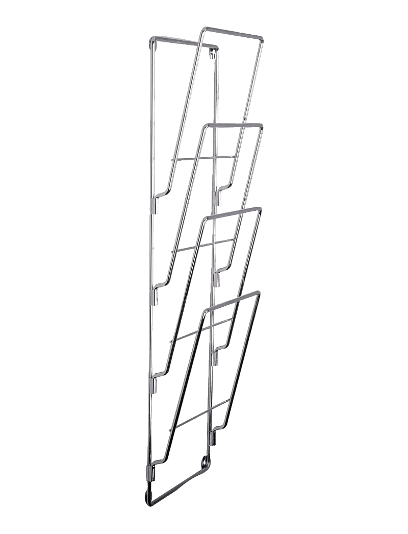 present time - Magazine rack - chrome - 2