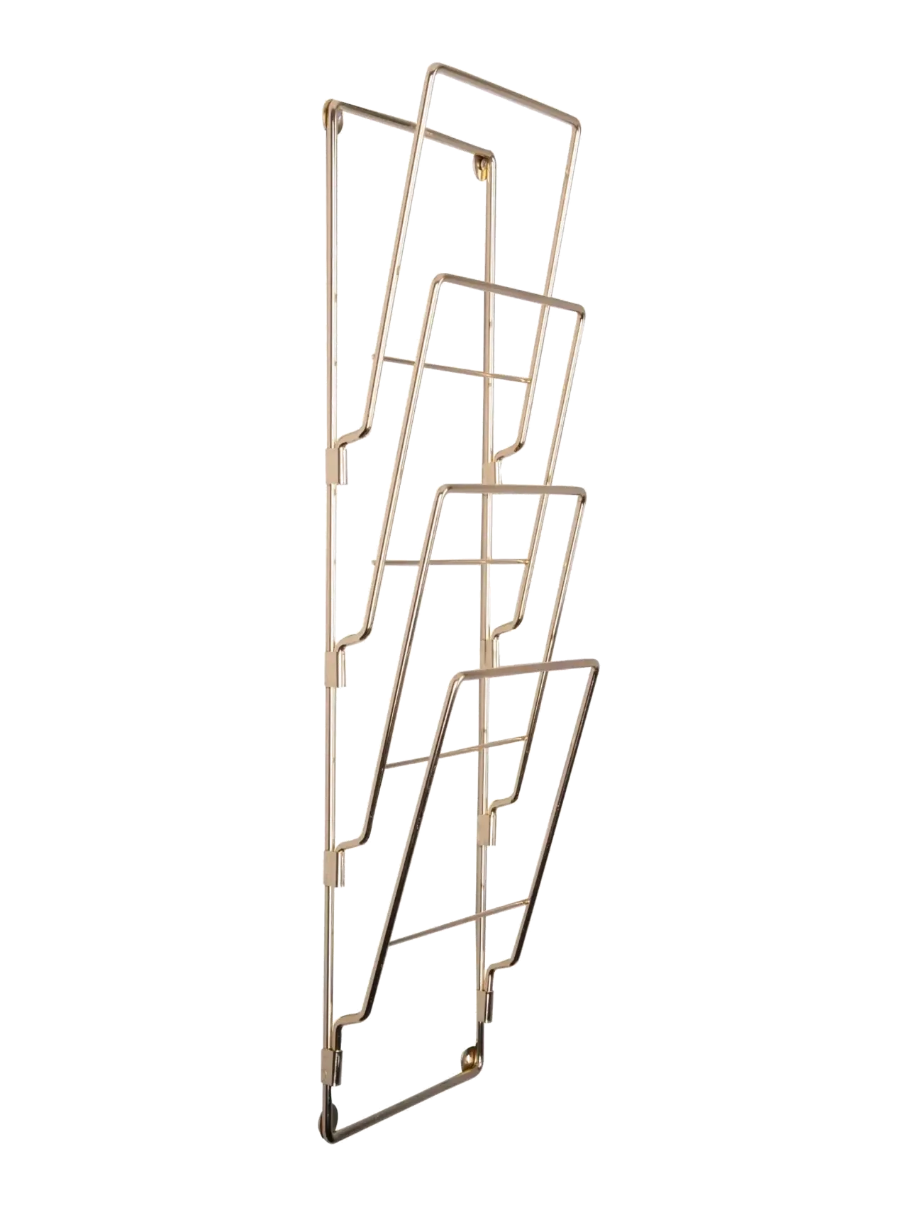 present time Magazine Rack Wire - Möbler - GOLD / gold