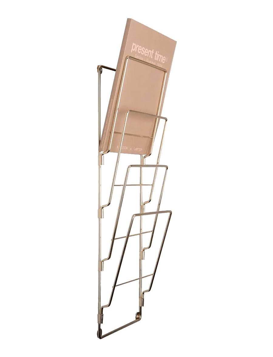 present time - Magazine Rack Wire - ajakirja hoidik - gold - 1