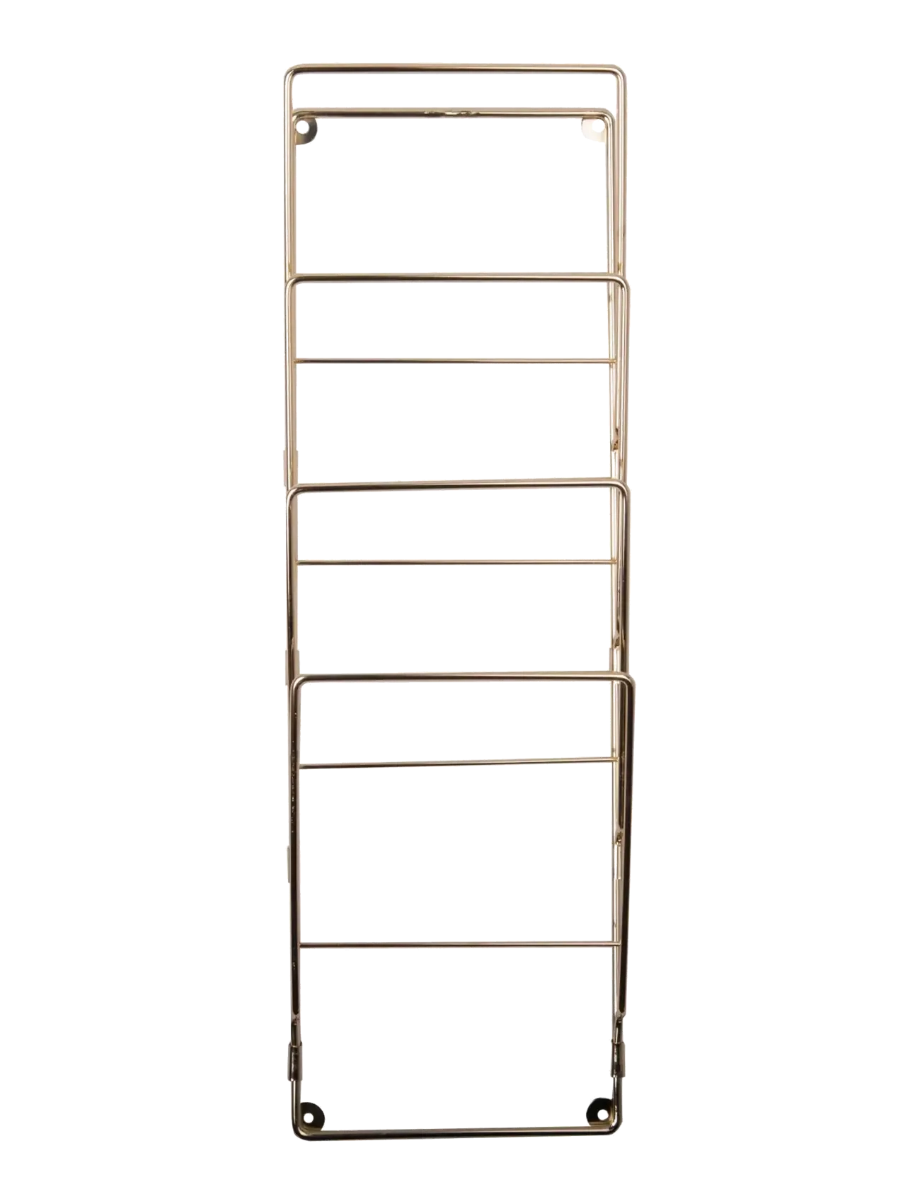present time - Magazine Rack Wire - ajakirja hoidik - gold - 2