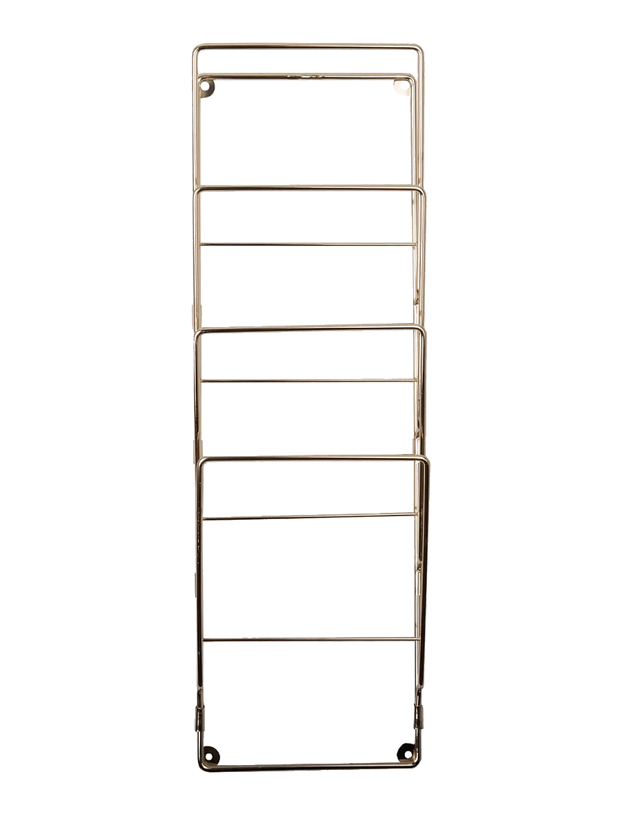 present time - Magazine Rack Wire - ajakirja hoidik - gold - 2