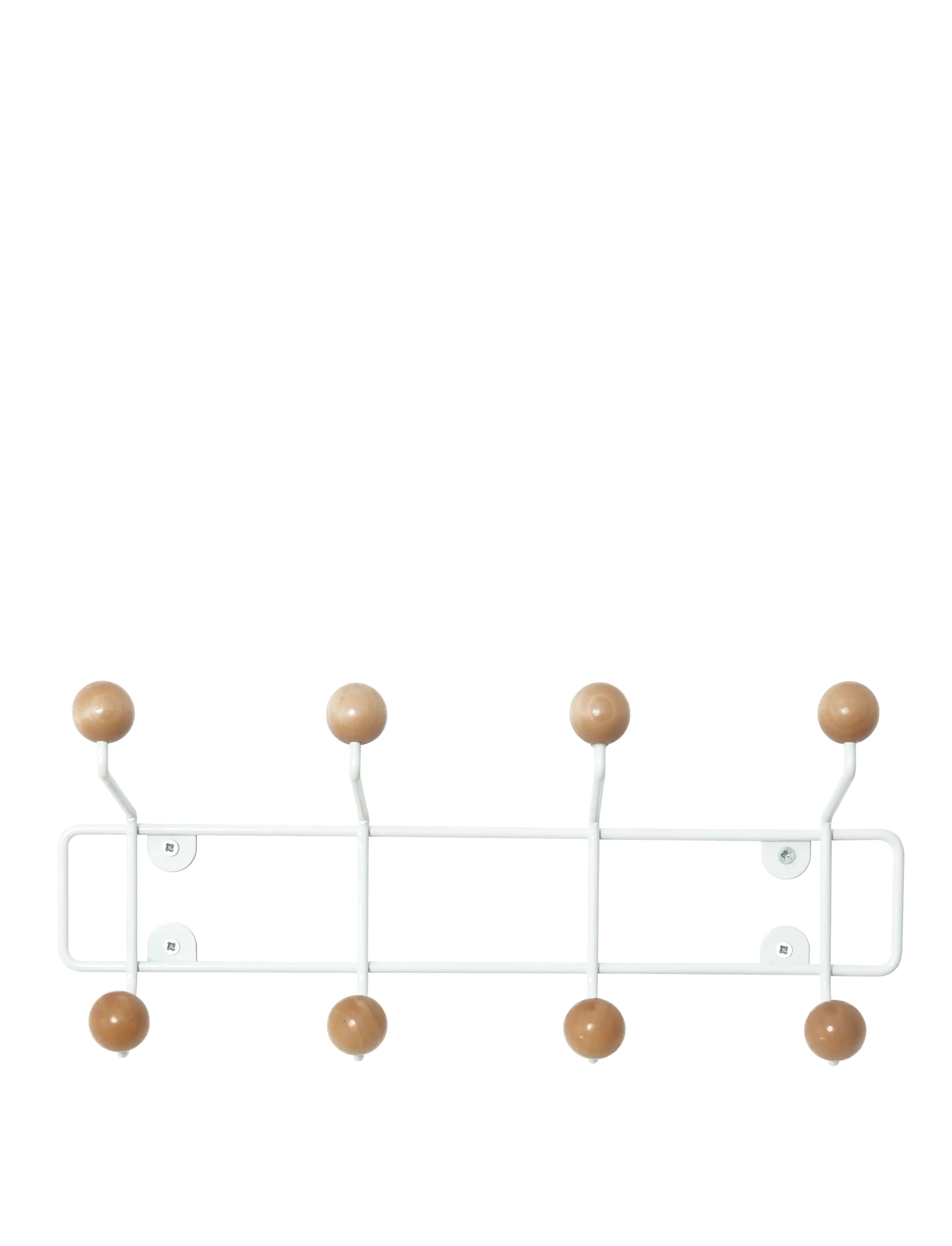 present time Hat Rack Saturnus Wood - Möbler - WHITE / white