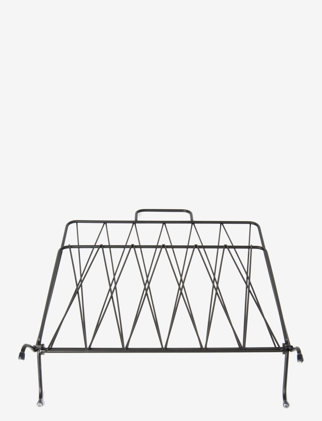 present time - Magazine rack Diamond Raster - madalaimad hinnad - black - 1