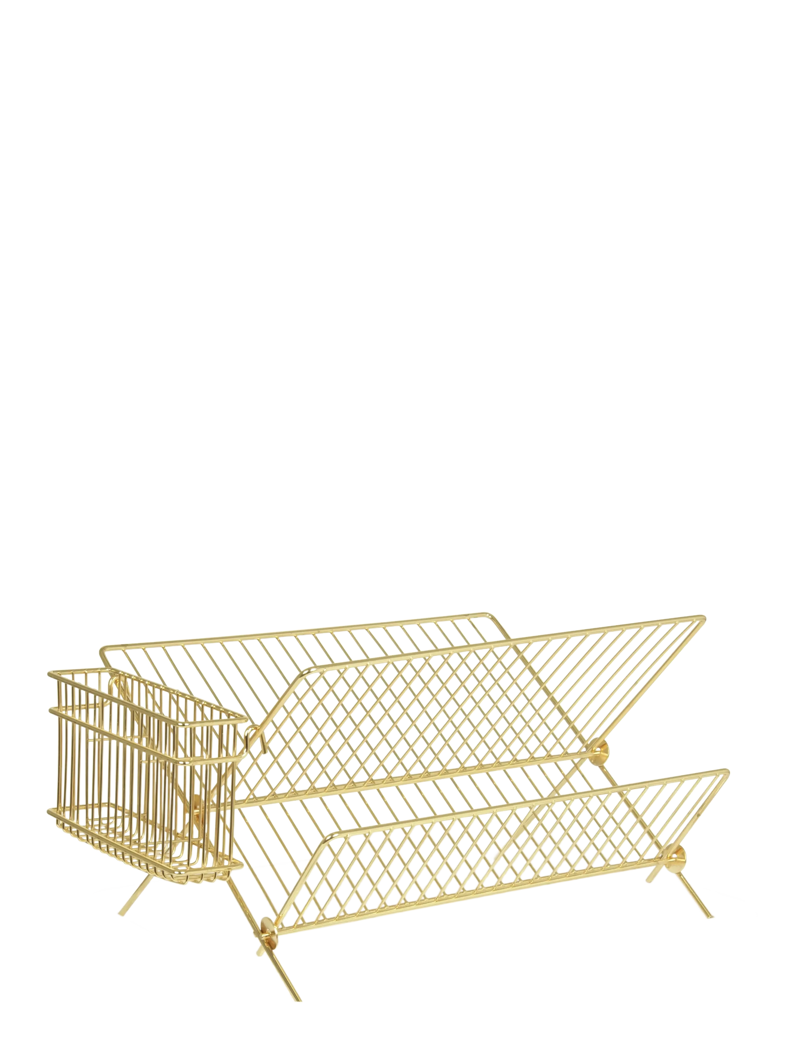 PRESENT TIME Dish Rack Klassisch Gold - W31CM - Unisex
