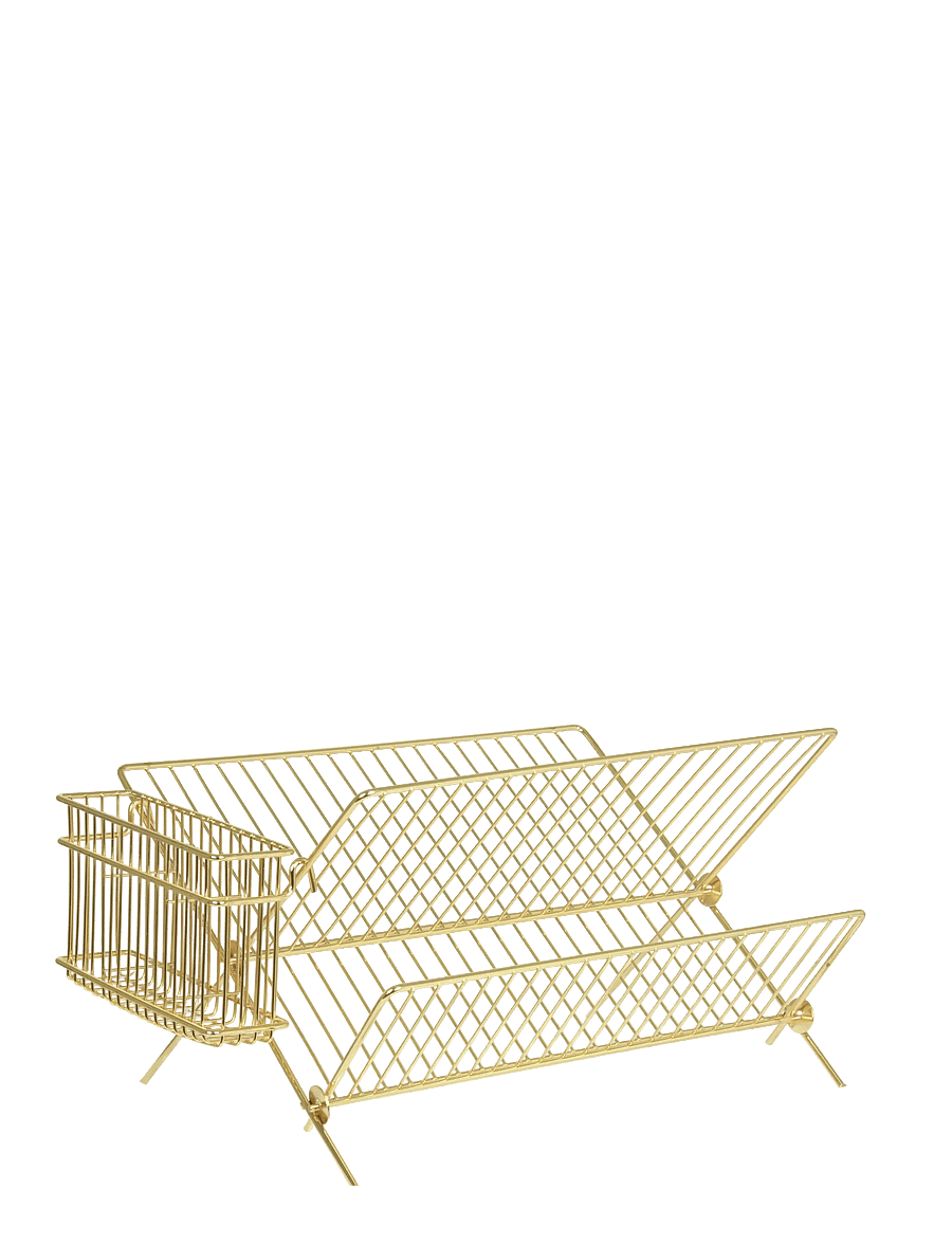 present time - Dish Rack Classic - abtropfgestelle - gold - 1