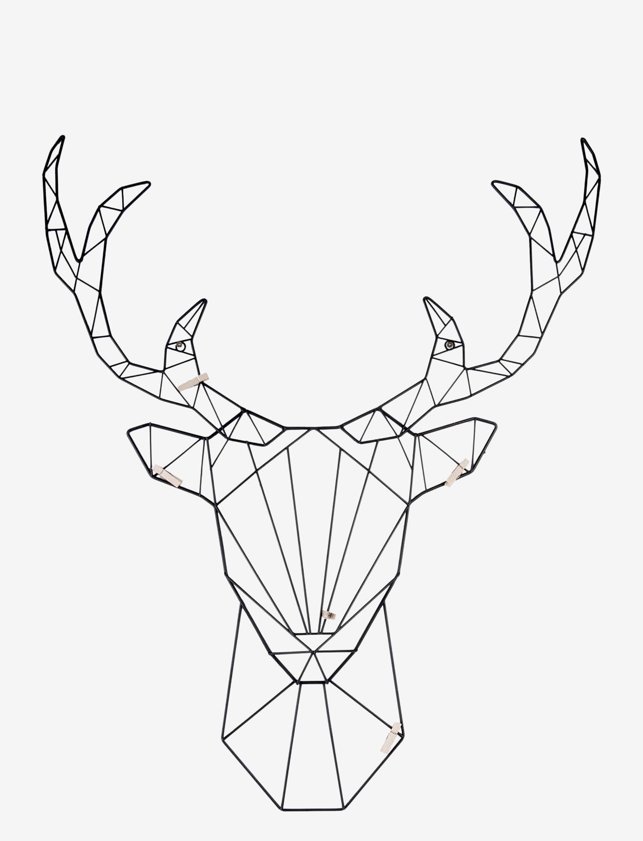 present time - Memo rack Linea Deer - black - 0