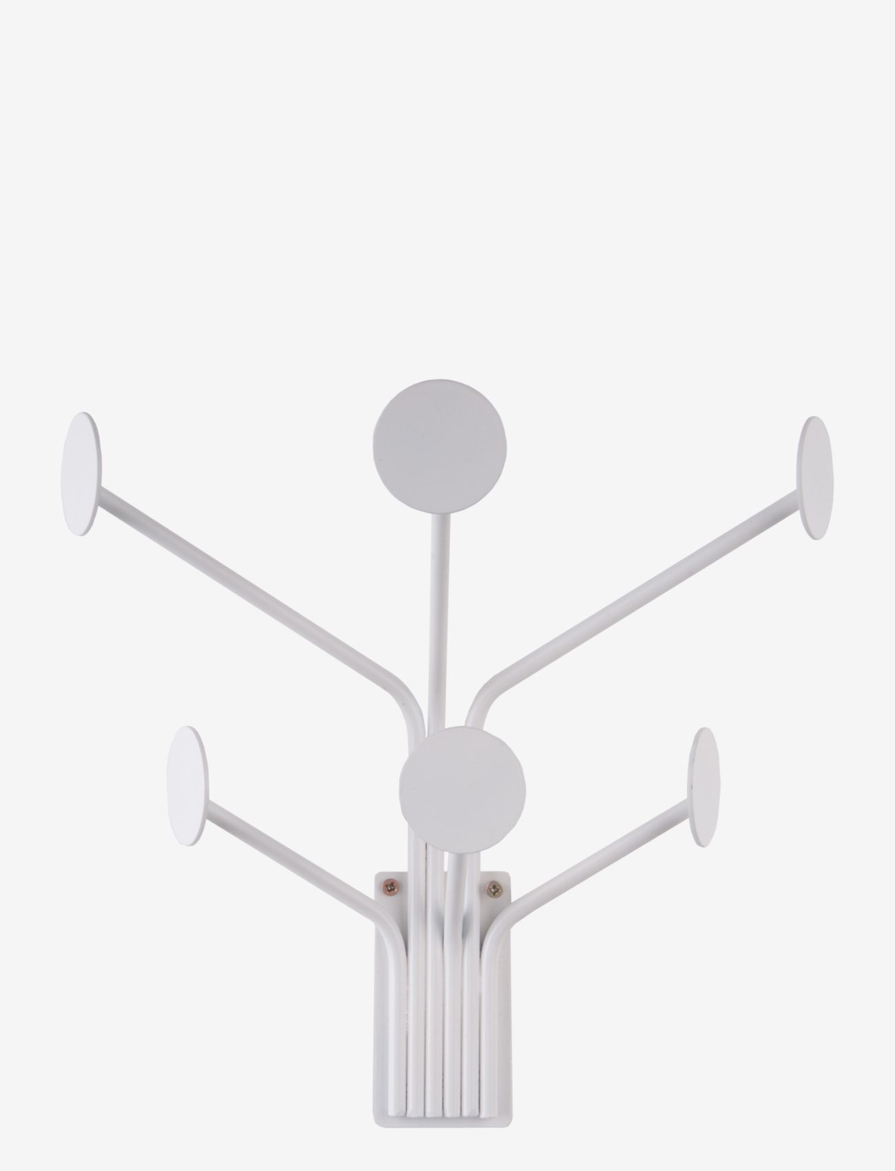 Coat hanger Wall Dots iron - WHITE