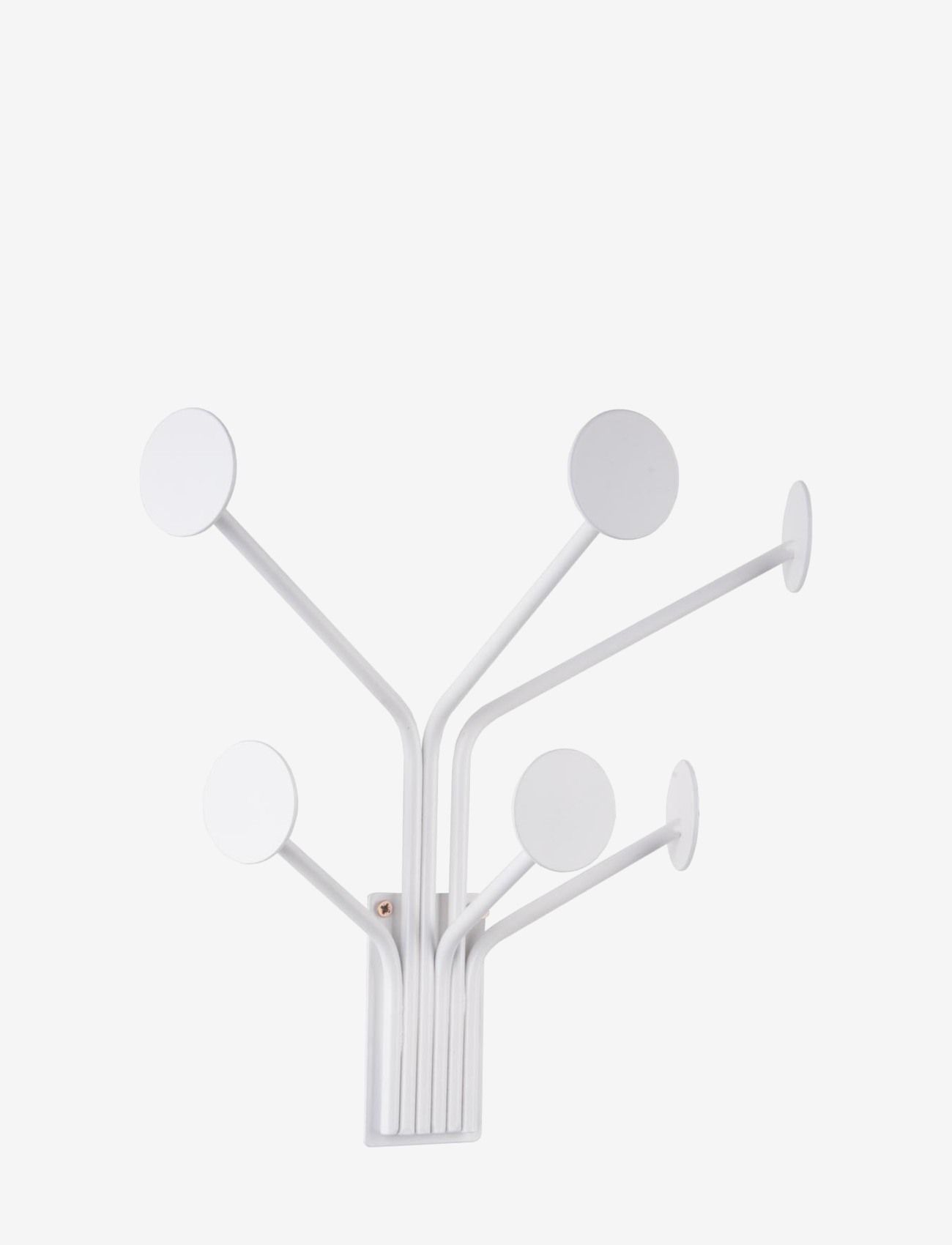 present time - Coat hanger Wall Dots iron - white - 2