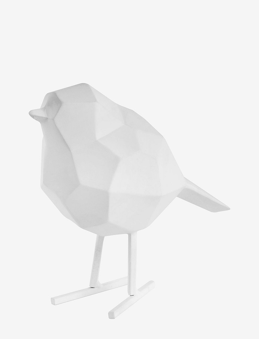 present time - Statue bird small - figūrėlės ir skulptūros - white - 0