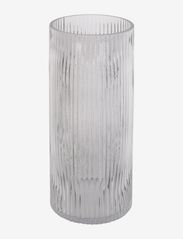 present time - Vase Allure Straight - cilindro formos vazos - dark grey - 0