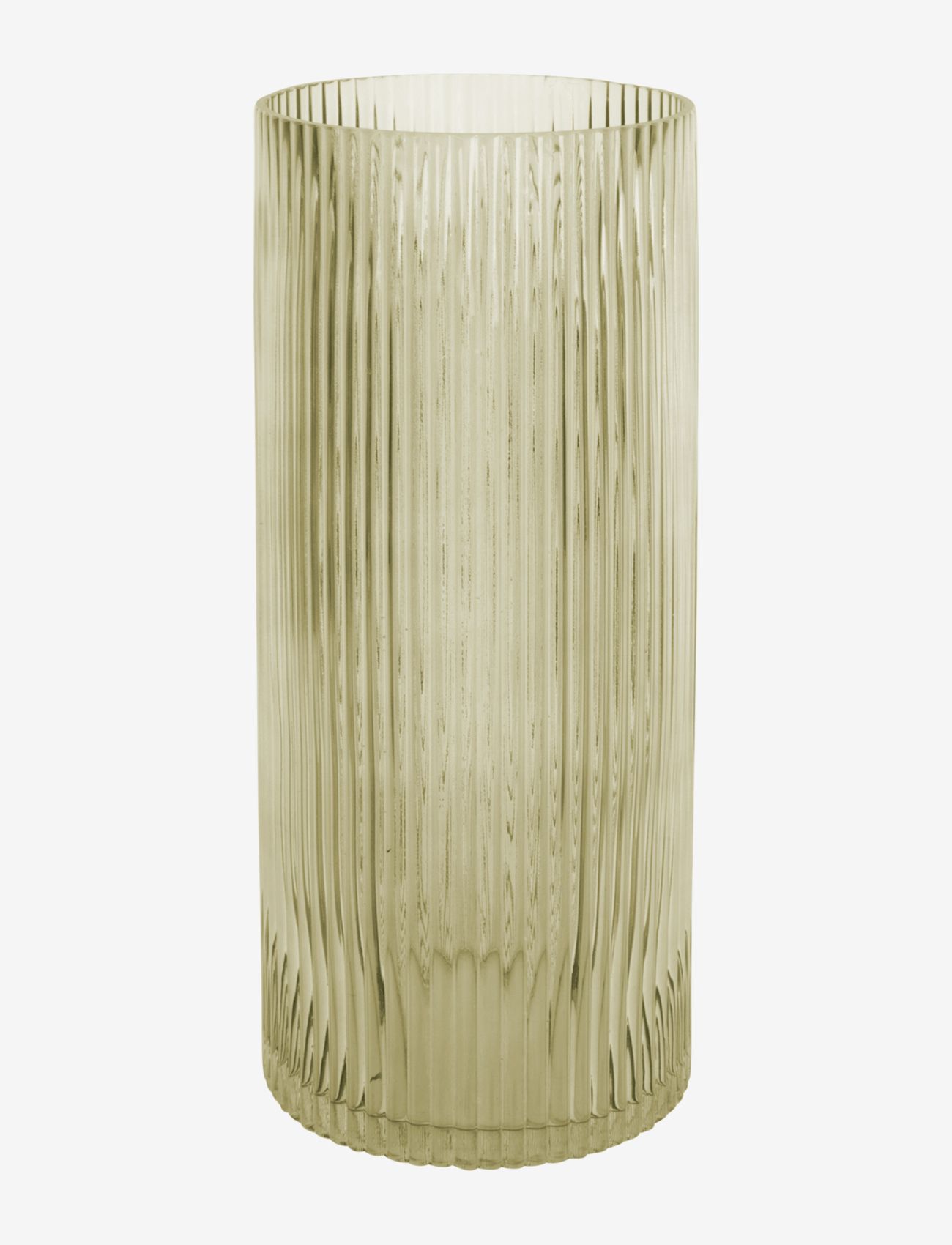 present time - Vase Allure Straight - sylinder vaser - moss green - 0