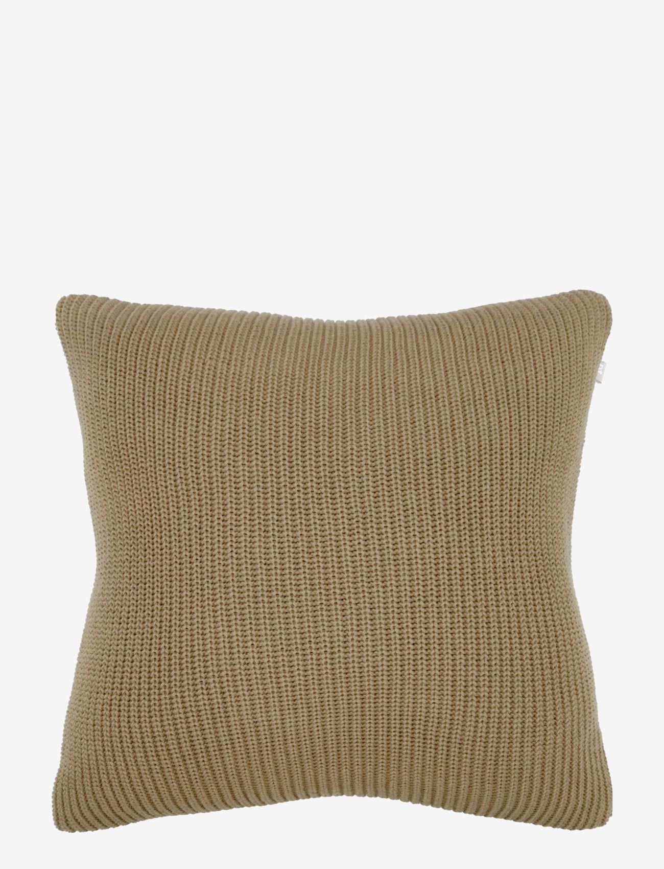 present time - Cushion Knitted Lines - najniższe ceny - moss green - 0
