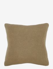 Cushion Knitted Lines - MOSS GREEN