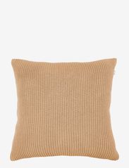 Cushion Knitted Lines - SAND BROWN