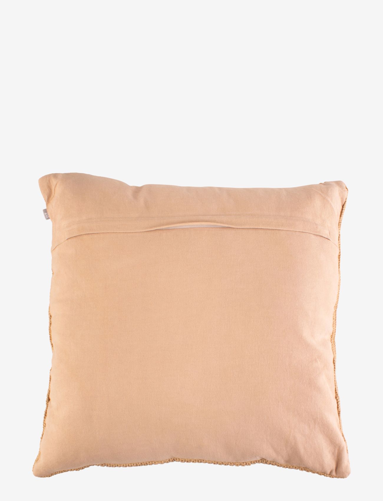 present time - Cushion Knitted Lines - kuddfodral - sand brown - 1