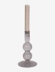 present time - Candle holder Swirl Bubbles - najniższe ceny - black - 1