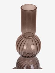 present time - Candle holder Swirl Bubbles - alhaisimmat hinnat - chocolate brown - 2