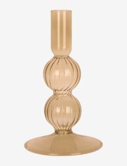 present time - Candle holder Swirl Bubbles - najniższe ceny - sand brown - 0