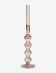 present time - Candle holder Swirl Bubbles - mažiausios kainos - choco brown - 1